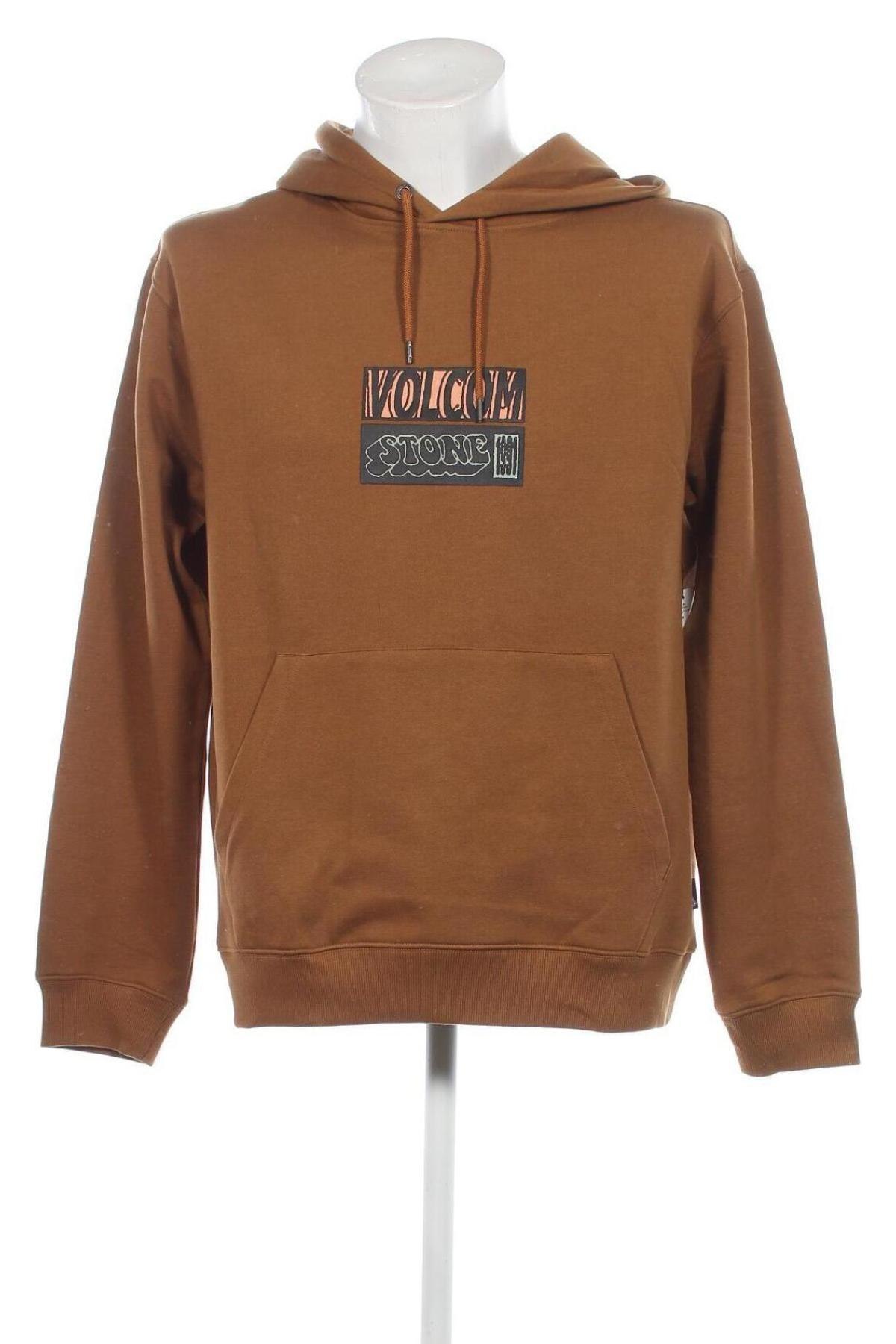 Herren Sweatshirt Volcom, Größe M, Farbe Braun, Preis € 57,53