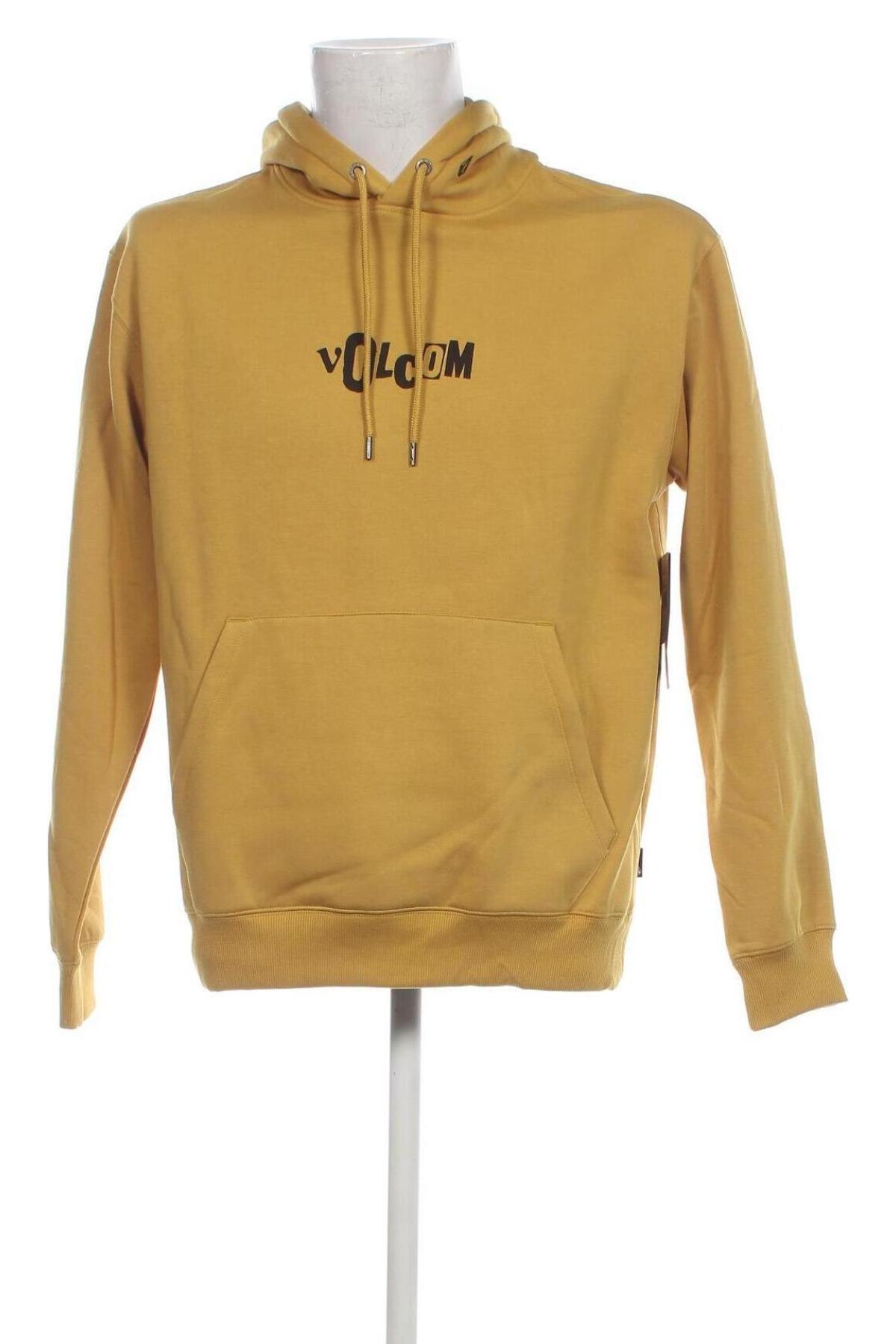 Herren Sweatshirt Volcom, Größe M, Farbe Gelb, Preis € 57,53