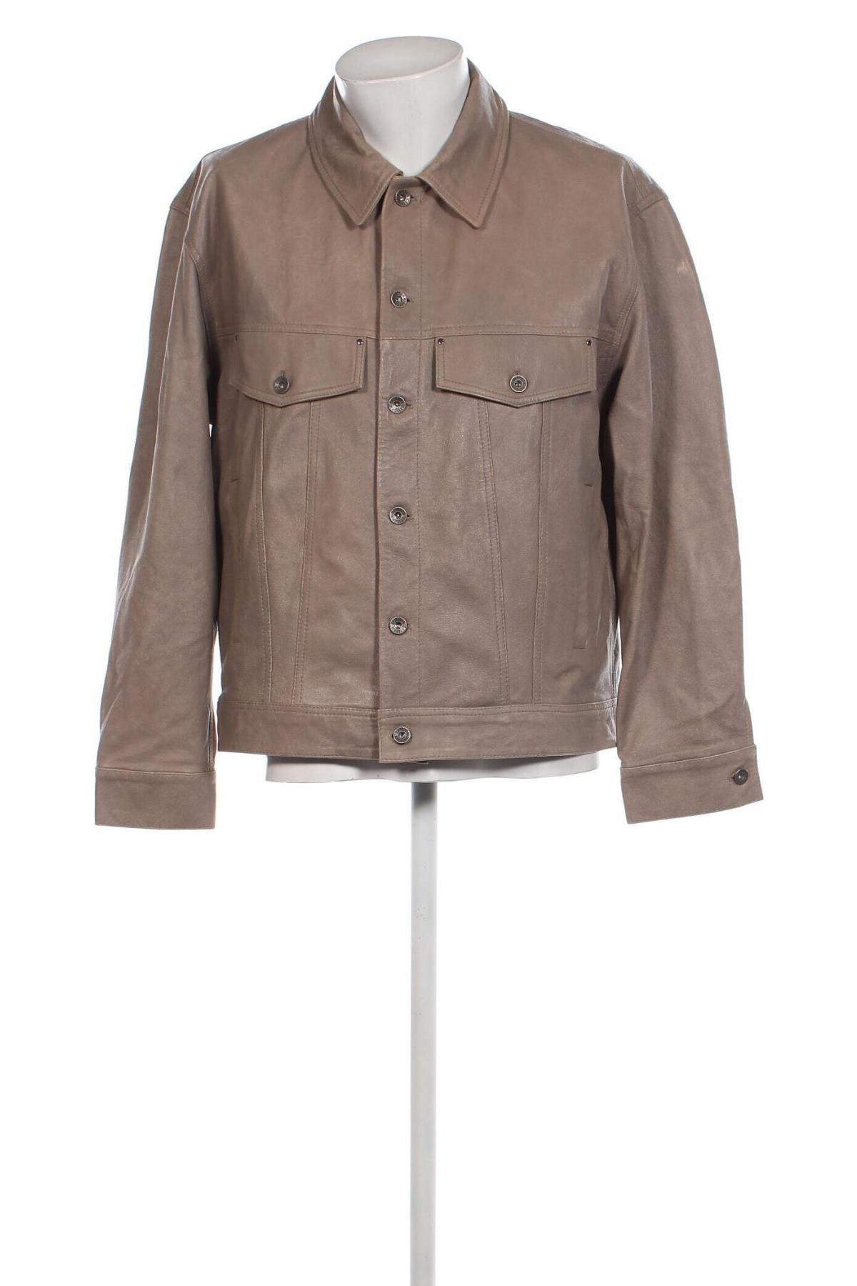 Herren Lederjacke Drykorn for beautiful people, Größe M, Farbe Beige, Preis € 357,22