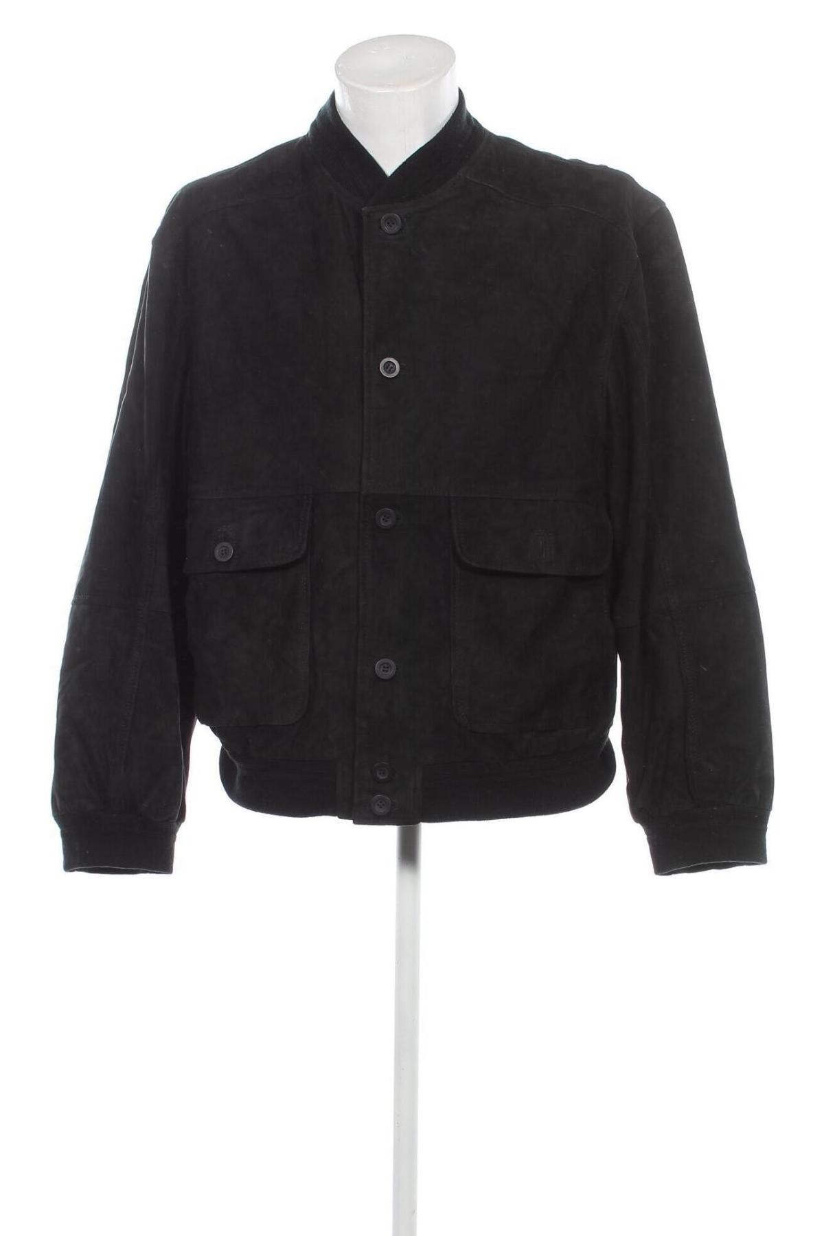 Pánska kožená bunda  Greenfield, Veľkosť XL, Farba Čierna, Cena  60,67 €
