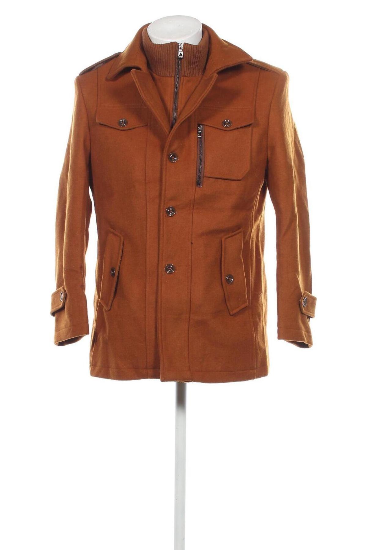 Мъжко палто, Размер XL, Цвят Кафяв, Цена 107,00 лв.