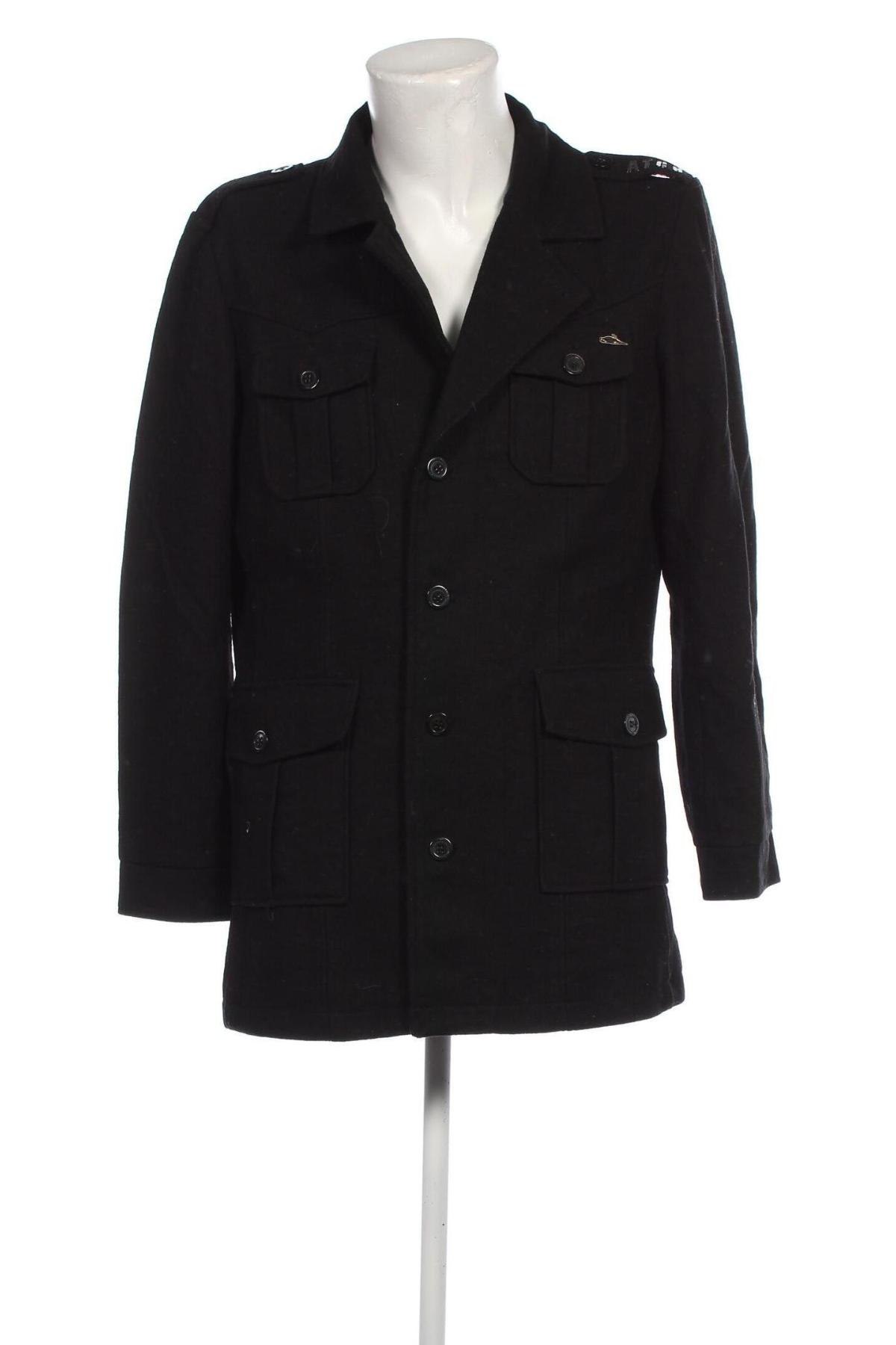 Ανδρικά παλτό ATTICUS, Μέγεθος M, Χρώμα Μαύρο, Τιμή 12,82 €