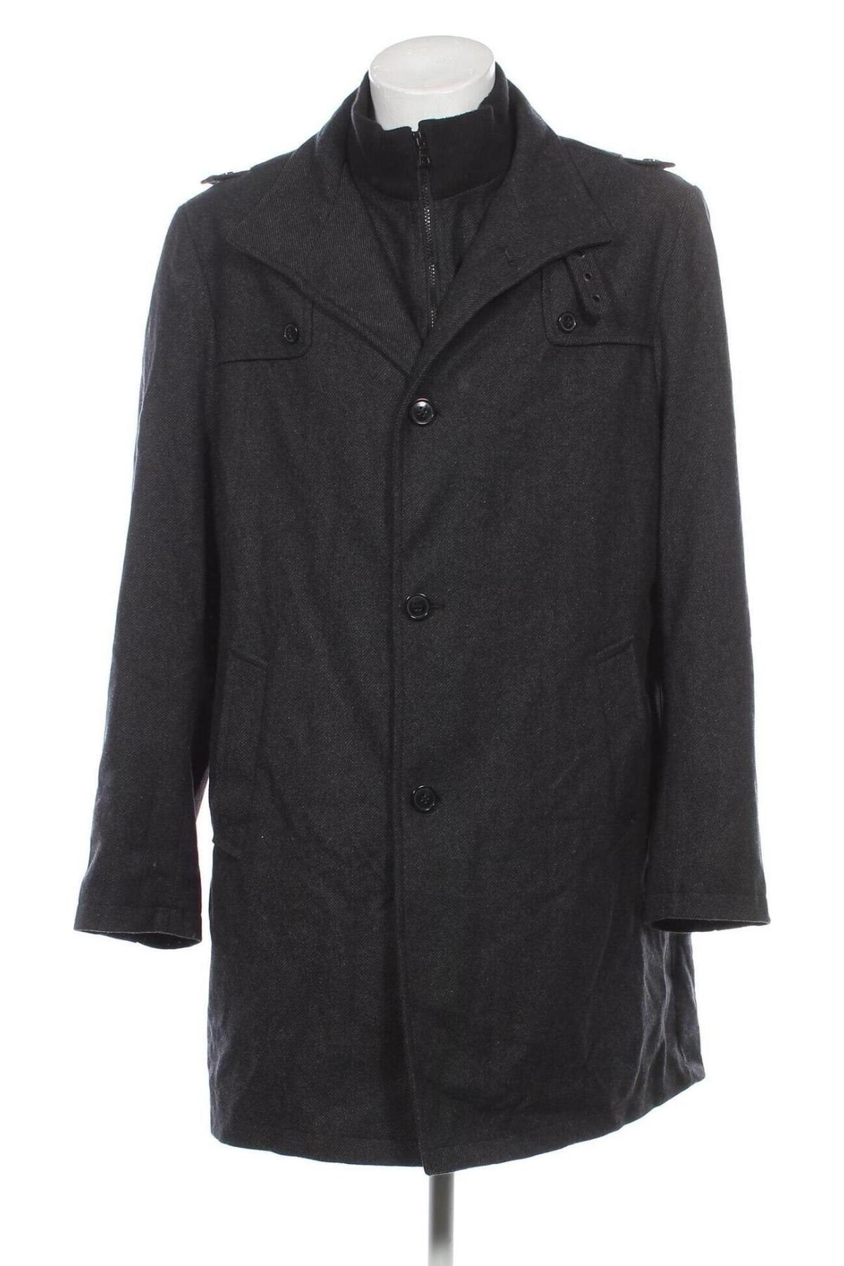 Мъжко палто Angelo Litrico, Размер XL, Цвят Сив, Цена 24,61 лв.