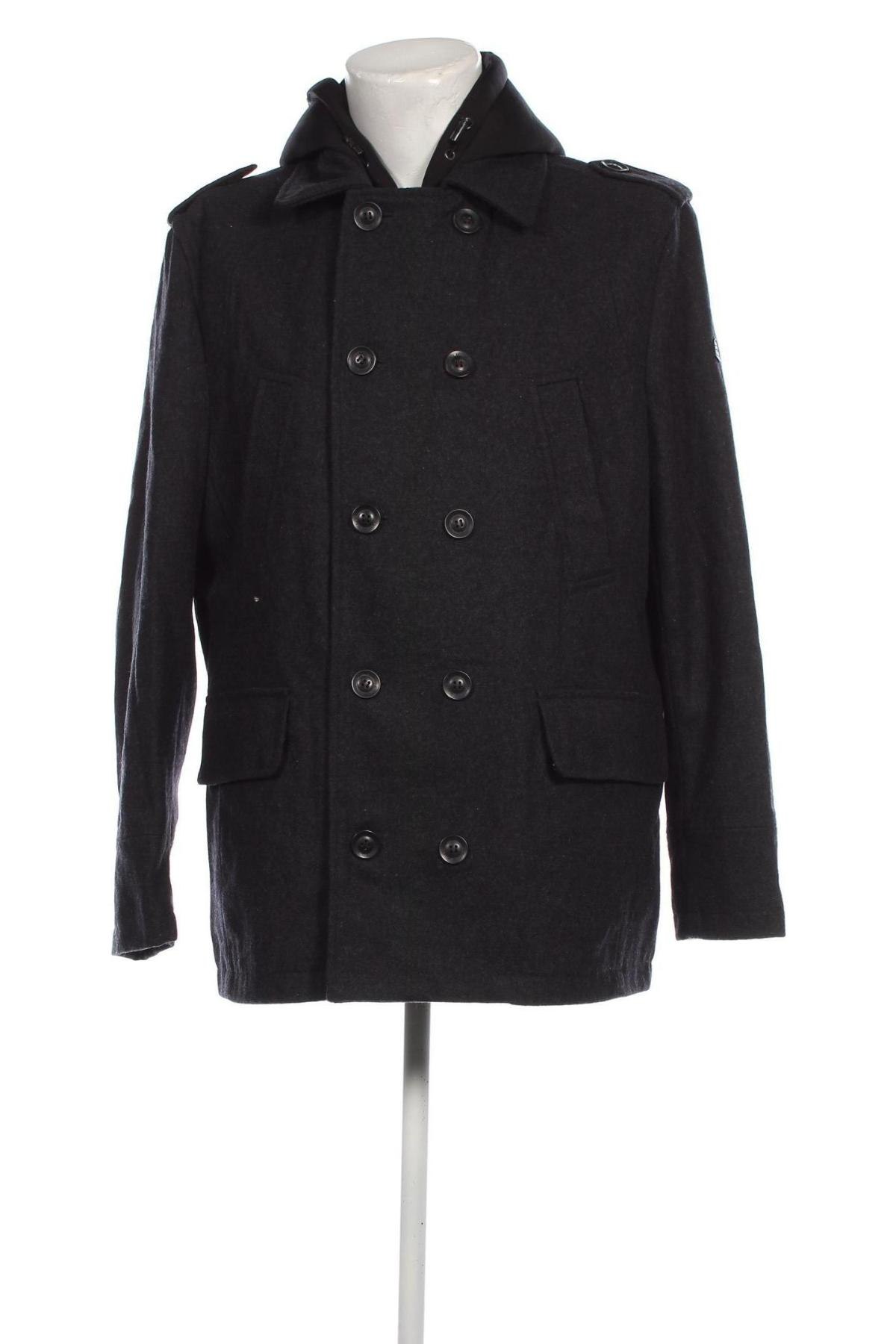Мъжко палто Angelo Litrico, Размер L, Цвят Сив, Цена 17,12 лв.