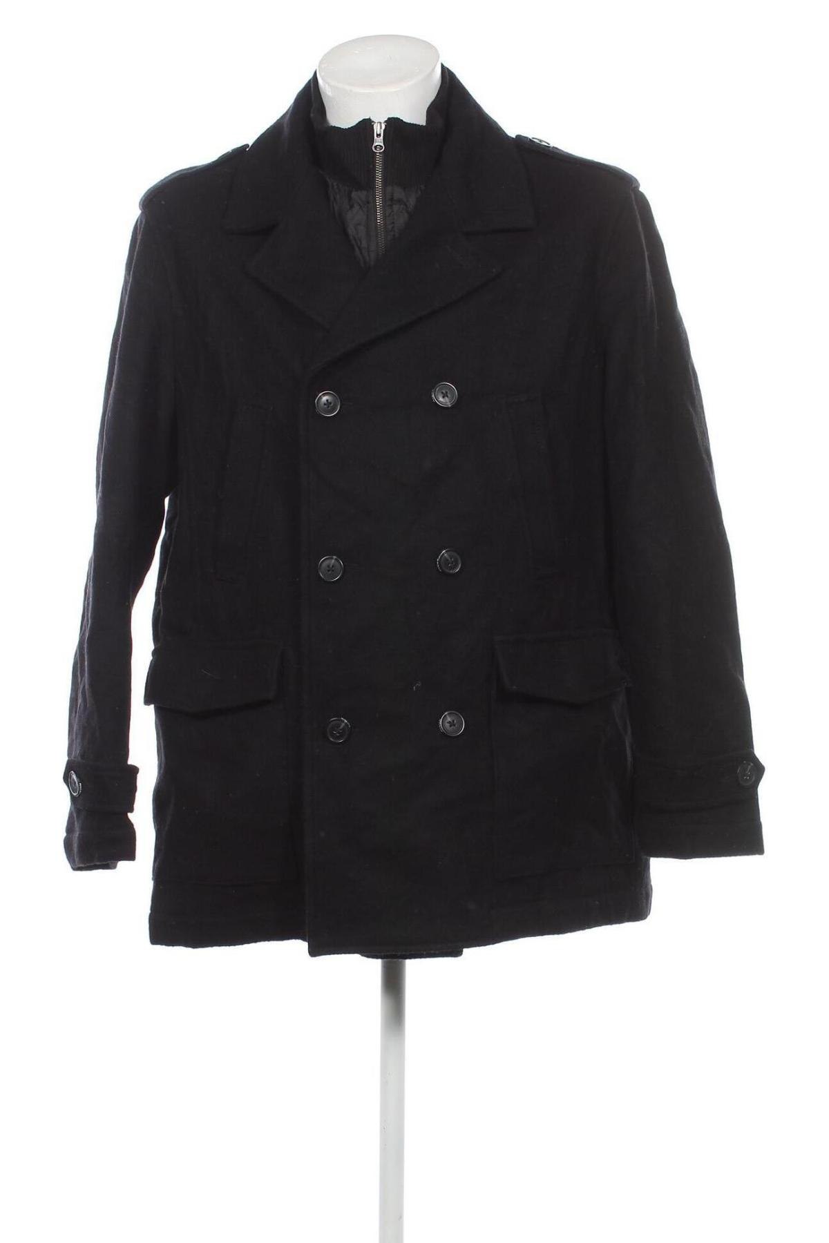 Pánský kabát  F&F, Velikost XL, Barva Černá, Cena  836,00 Kč