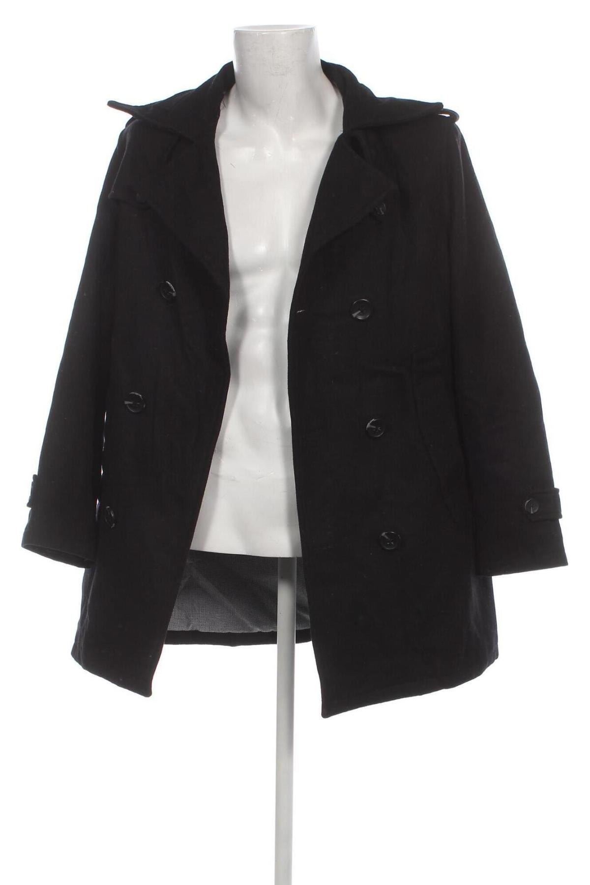 Мъжко палто Jack & Jones, Размер XXL, Цвят Черен, Цена 82,00 лв.