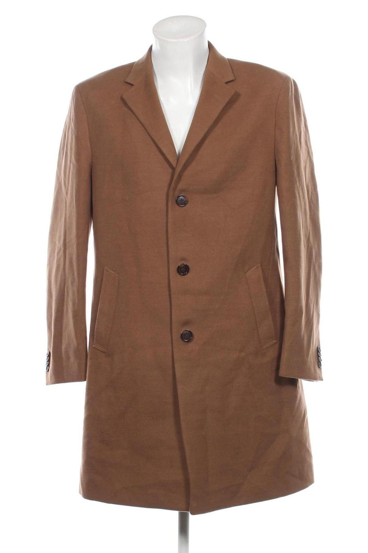 Ανδρικά παλτό Kenneth Cole, Μέγεθος L, Χρώμα Καφέ, Τιμή 19,30 €