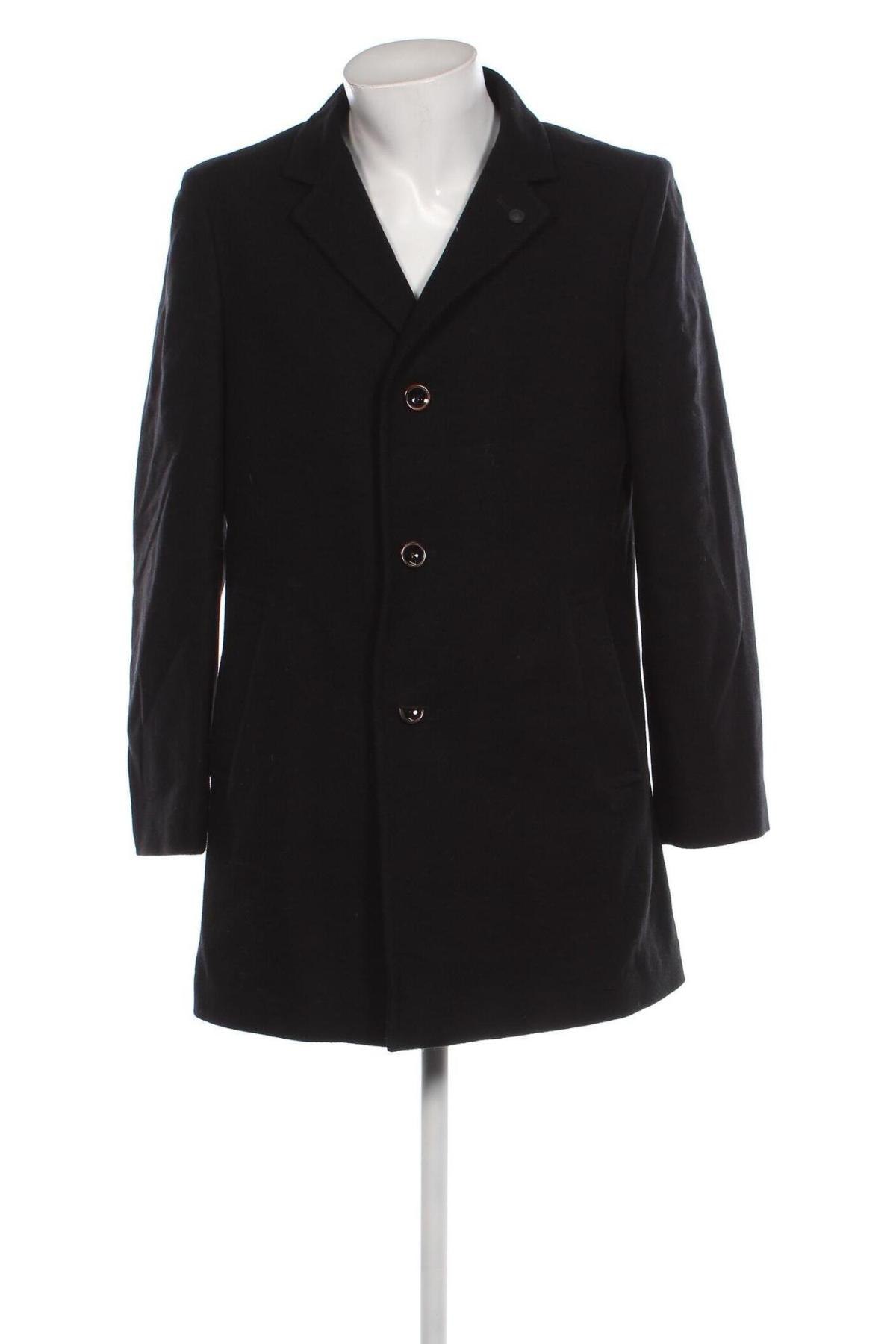 Мъжко палто S.Oliver, Размер L, Цвят Черен, Цена 79,00 лв.