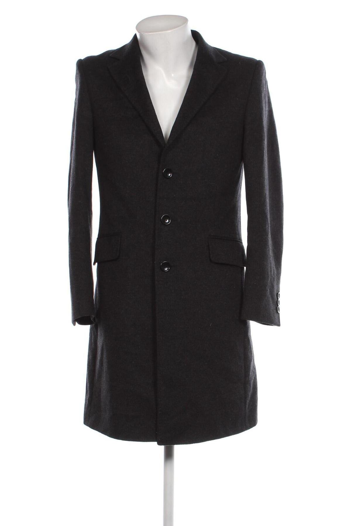 Мъжко палто Stijn Helsen, Размер M, Цвят Сив, Цена 65,00 лв.