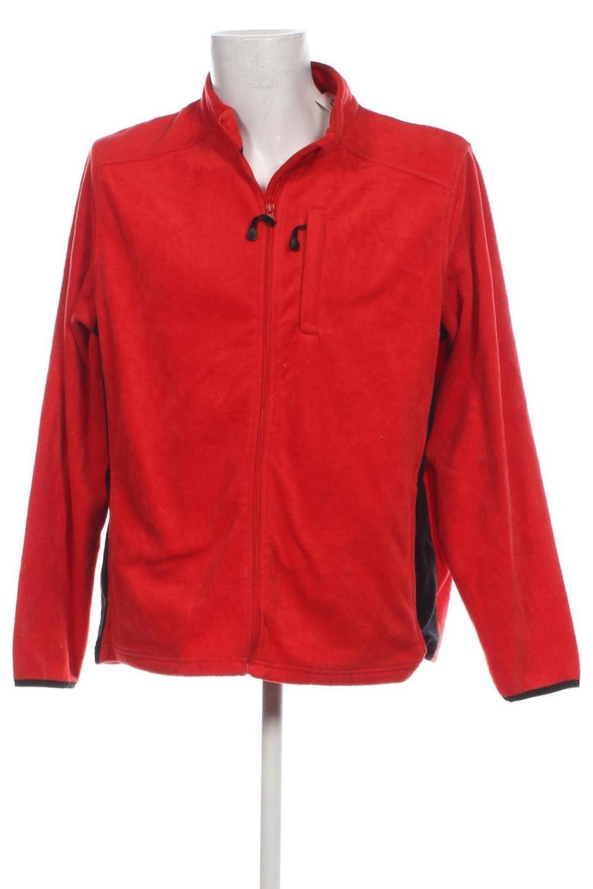 Bluză polară de bărbați Crivit, Mărime XL, Culoare Roșu, Preț 38,49 Lei