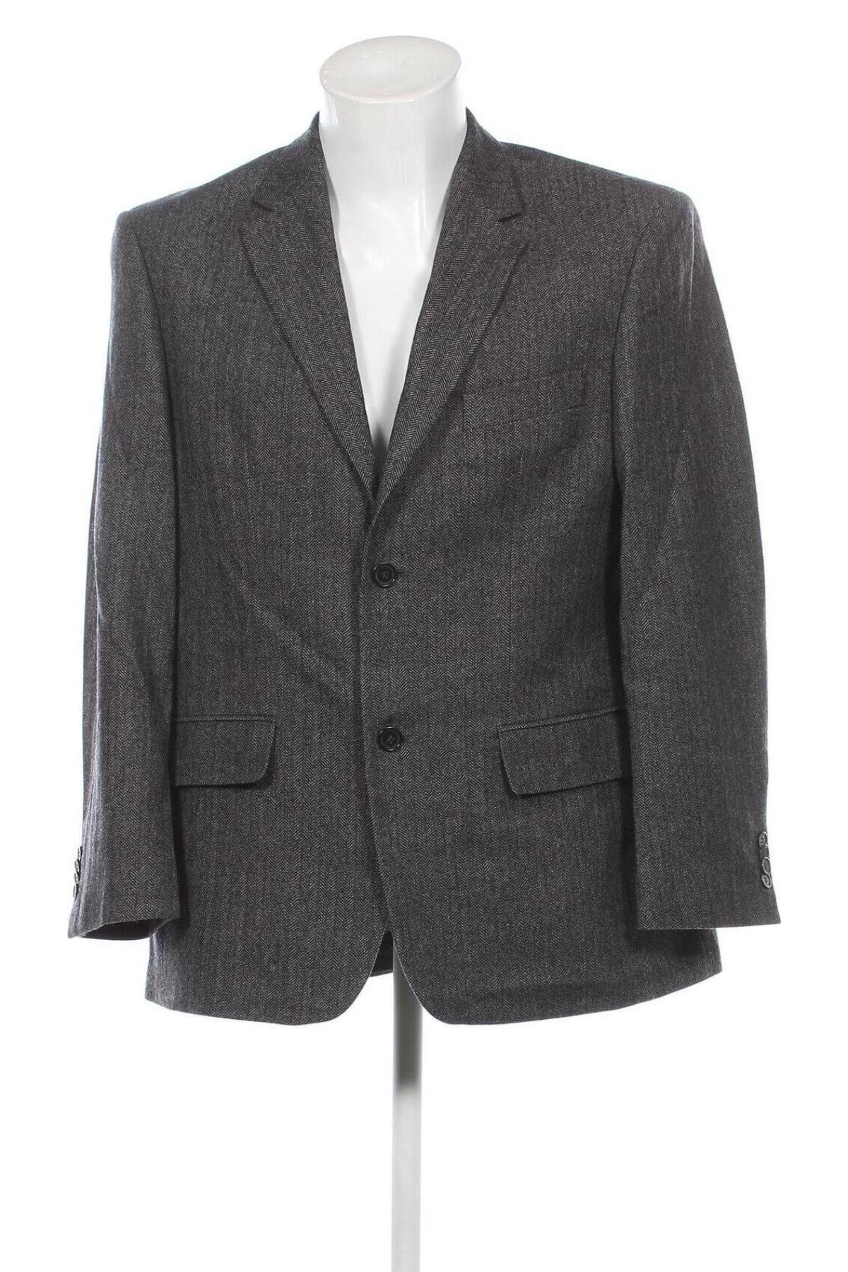 Мъжко сако Castellani, Размер L, Цвят Сив, Цена 17,02 лв.