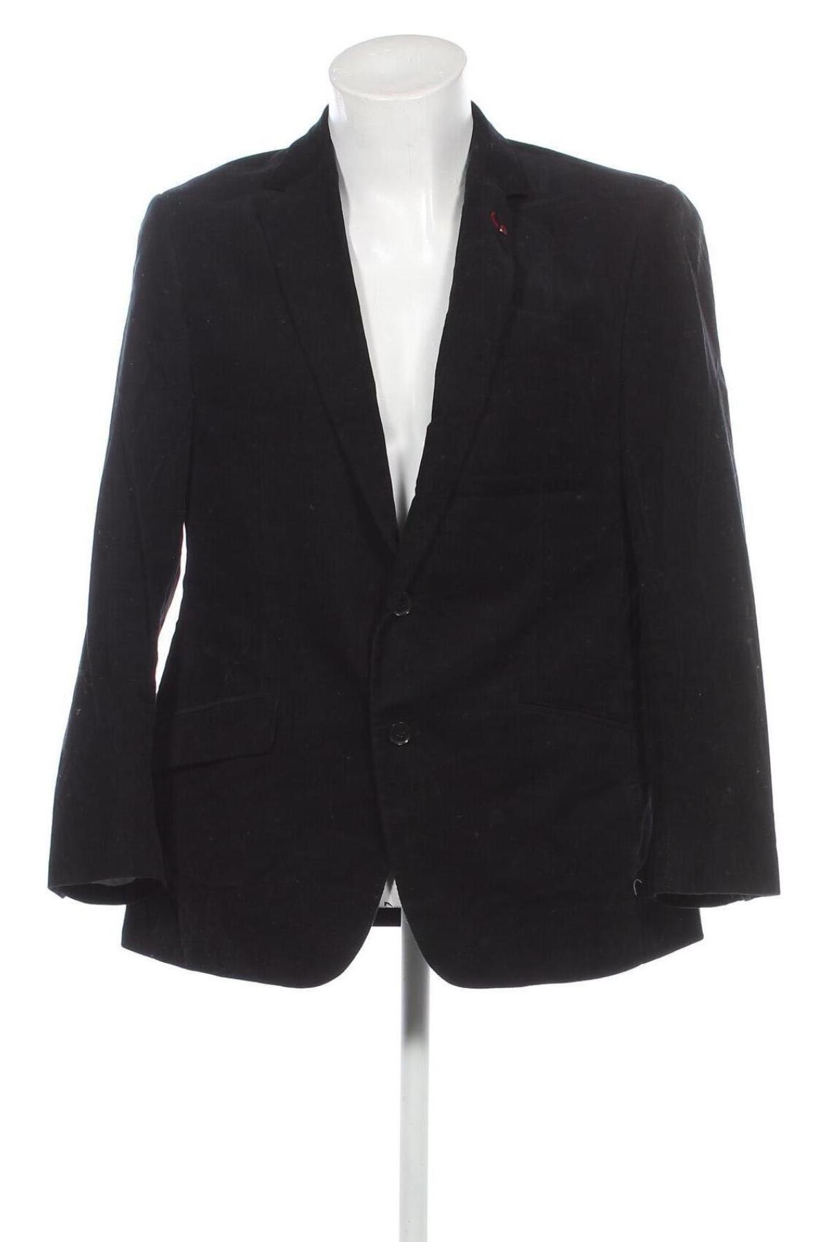 Ανδρικό σακάκι Kaiser, Μέγεθος XL, Χρώμα Μαύρο, Τιμή 8,16 €