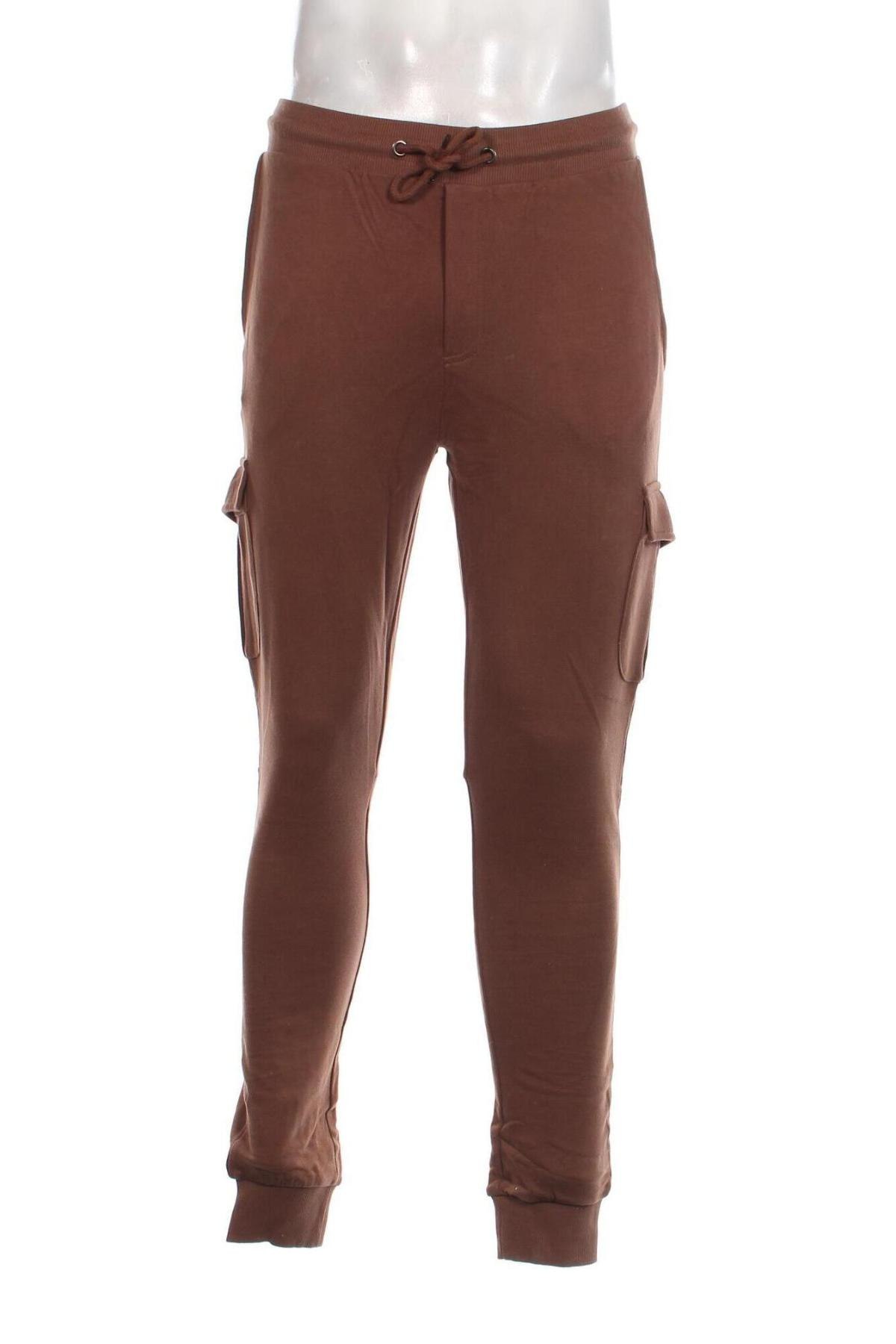 Pantaloni trening de bărbați Urban Classics, Mărime M, Culoare Maro, Preț 48,95 Lei