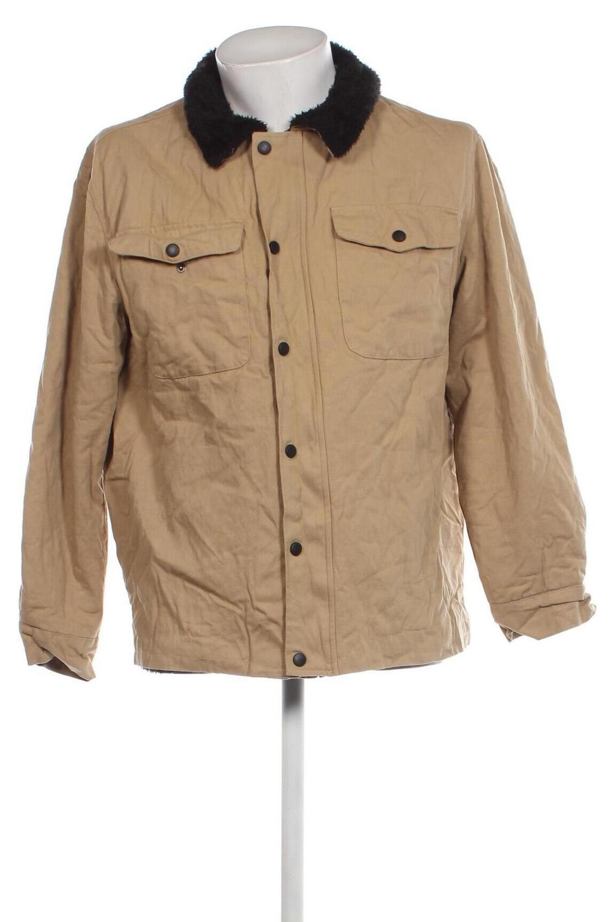 Herrenjacke, Größe L, Farbe Beige, Preis € 10,35