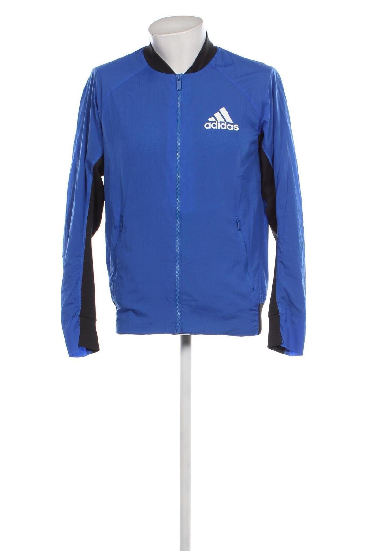 Ανδρικό μπουφάν Adidas, Μέγεθος M, Χρώμα Μπλέ, Τιμή 24,79 €