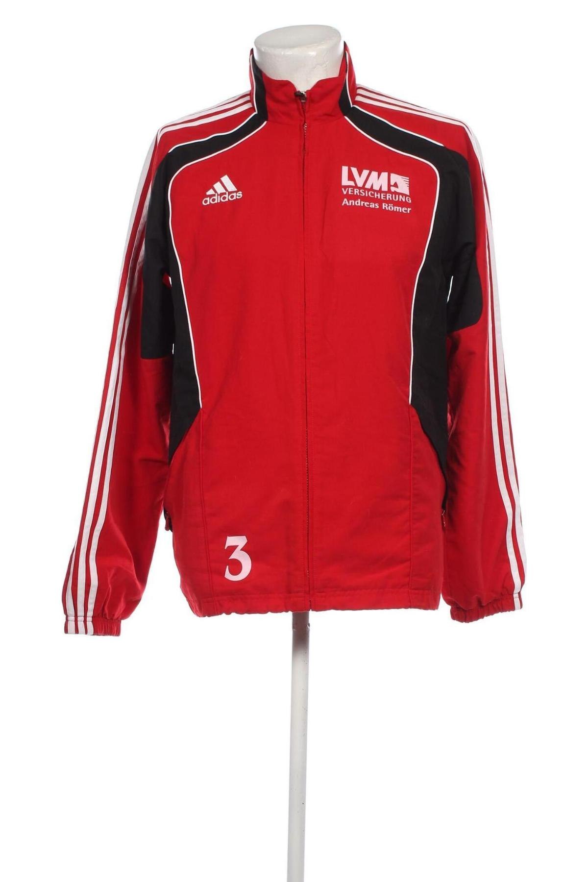 Pánska bunda  Adidas, Veľkosť L, Farba Červená, Cena  44,23 €