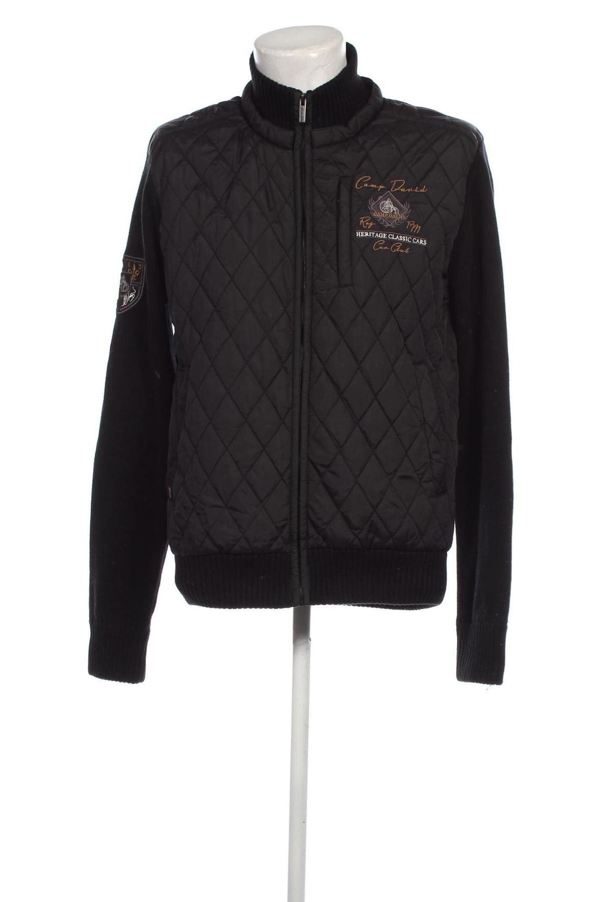 Ανδρικό μπουφάν Camp David, Μέγεθος XL, Χρώμα Μαύρο, Τιμή 59,38 €