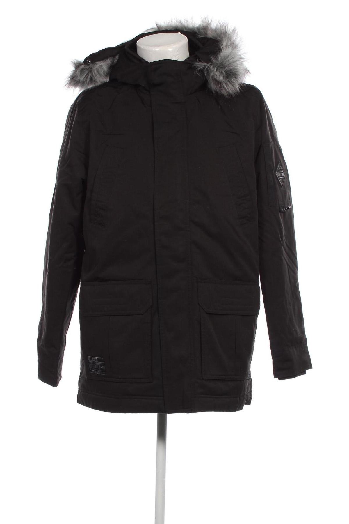 Ανδρικό μπουφάν Hollister, Μέγεθος XL, Χρώμα Μαύρο, Τιμή 31,36 €