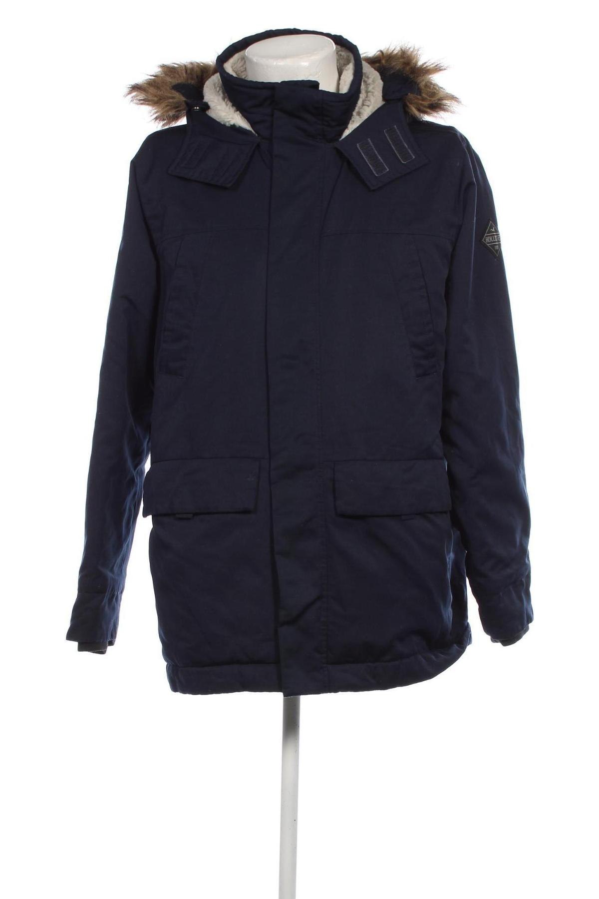Ανδρικό μπουφάν Hollister, Μέγεθος XL, Χρώμα Μπλέ, Τιμή 23,57 €