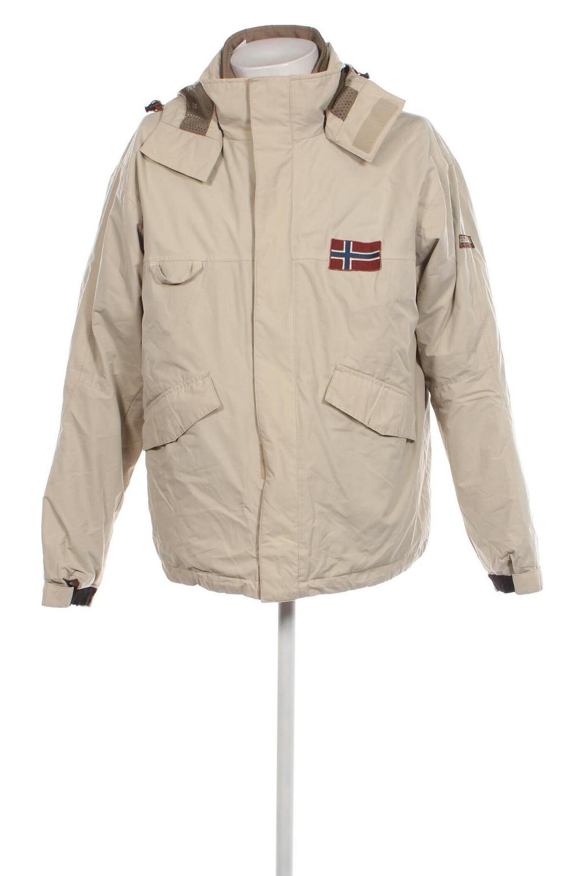 Herrenjacke Napapijri, Größe XL, Farbe Beige, Preis 92,90 €