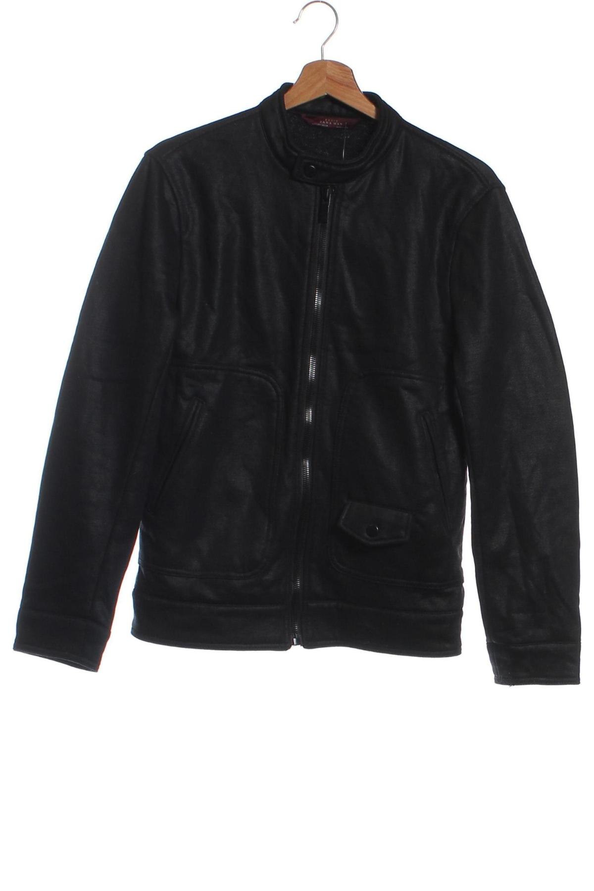 Ανδρικό μπουφάν Zara Man, Μέγεθος S, Χρώμα Μαύρο, Τιμή 7,35 €