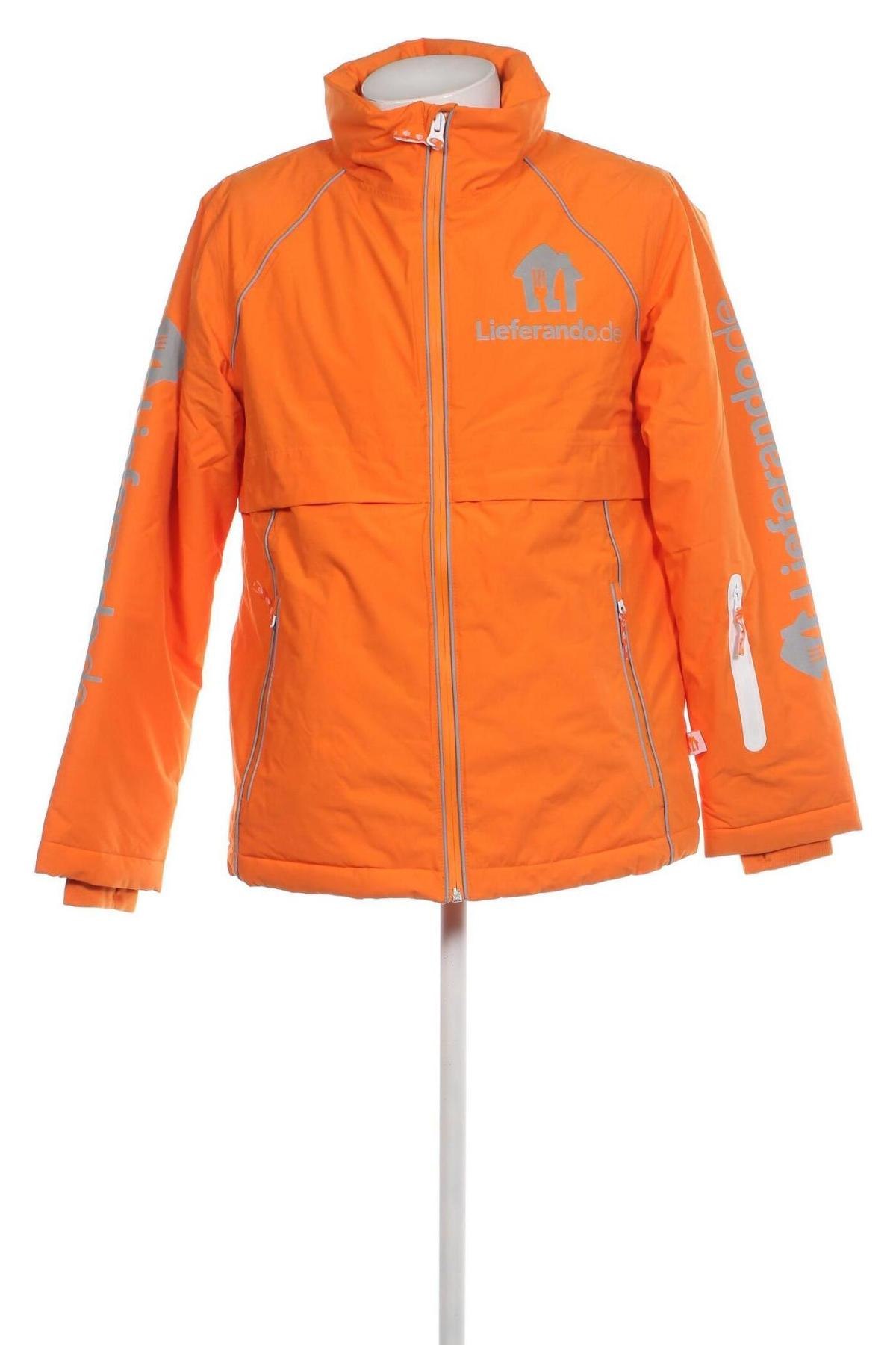 Herrenjacke für Wintersports, Größe S, Farbe Orange, Preis € 10,17