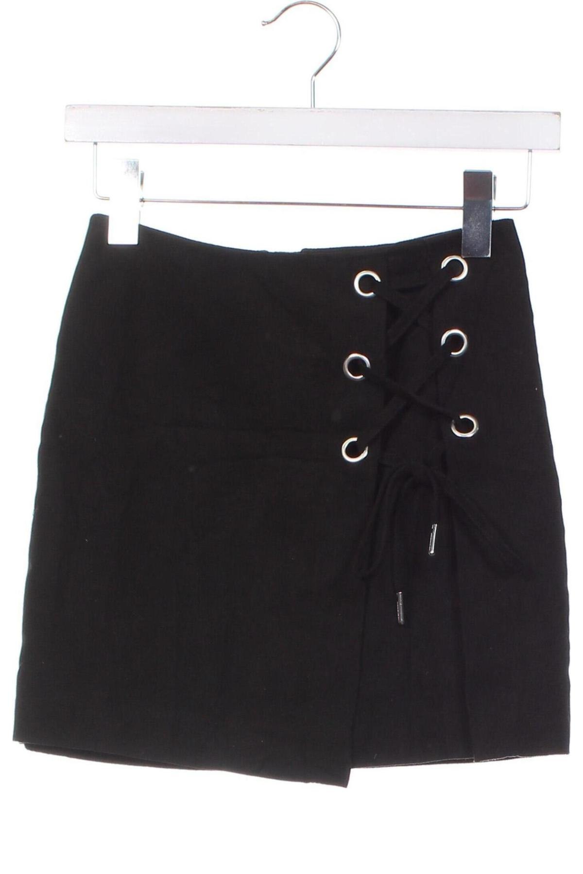 Fustă H&M Divided, Mărime XXS, Culoare Negru, Preț 62,99 Lei