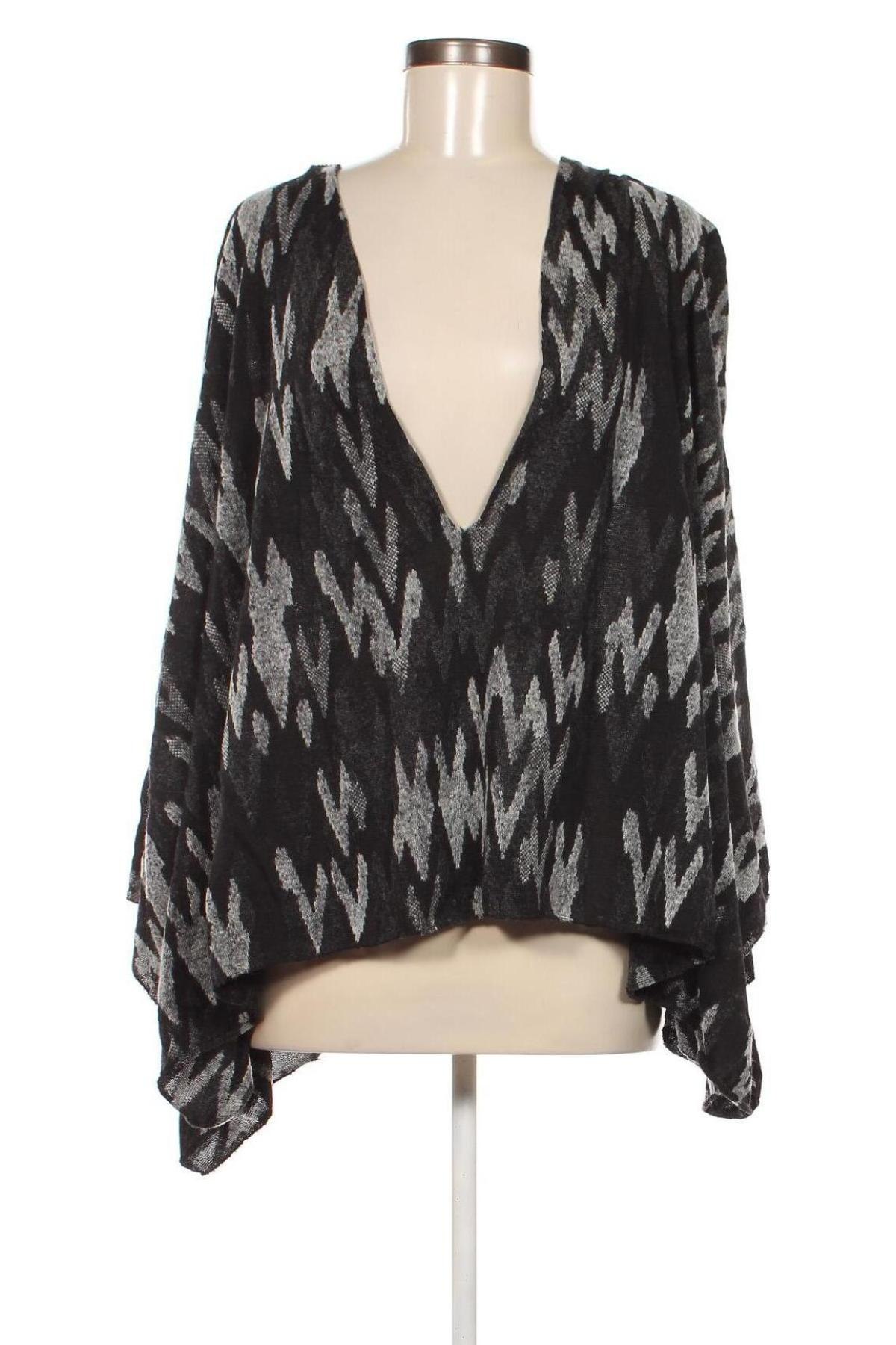 Poncho Made In Italy, Größe M, Farbe Schwarz, Preis 10,52 €