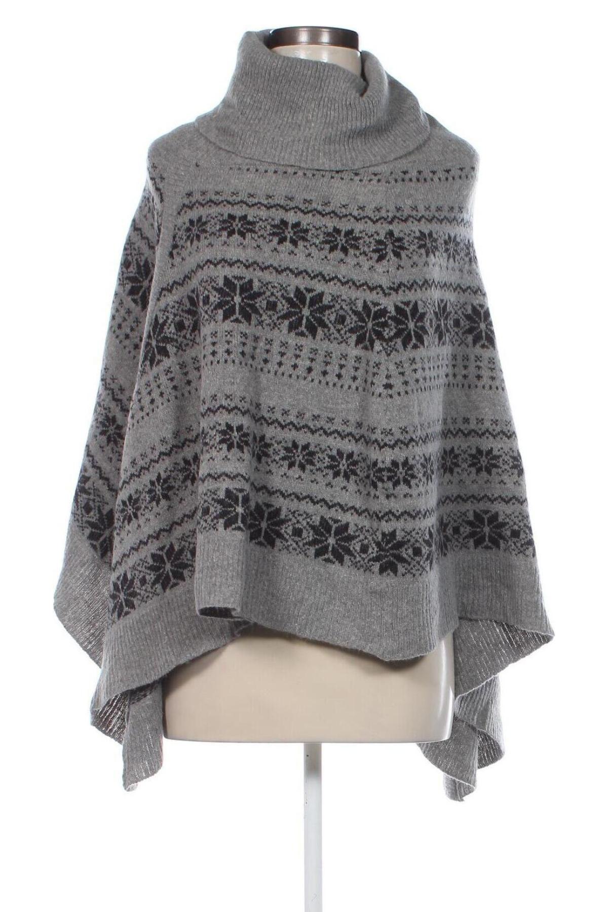 Poncho Znk, Größe M, Farbe Grau, Preis € 7,79