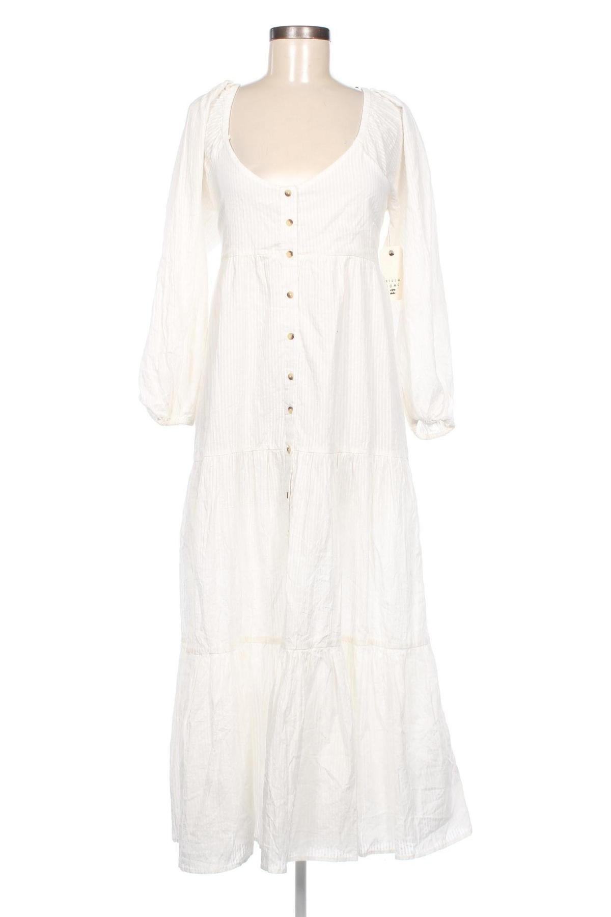 Kleid Billabong, Größe M, Farbe Weiß, Preis 55,67 €