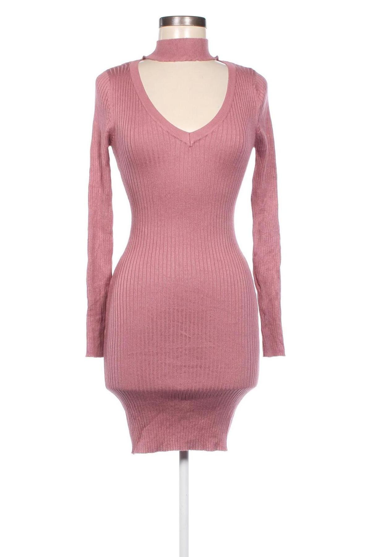 Kleid Derek Heart, Größe M, Farbe Aschrosa, Preis 6,99 €