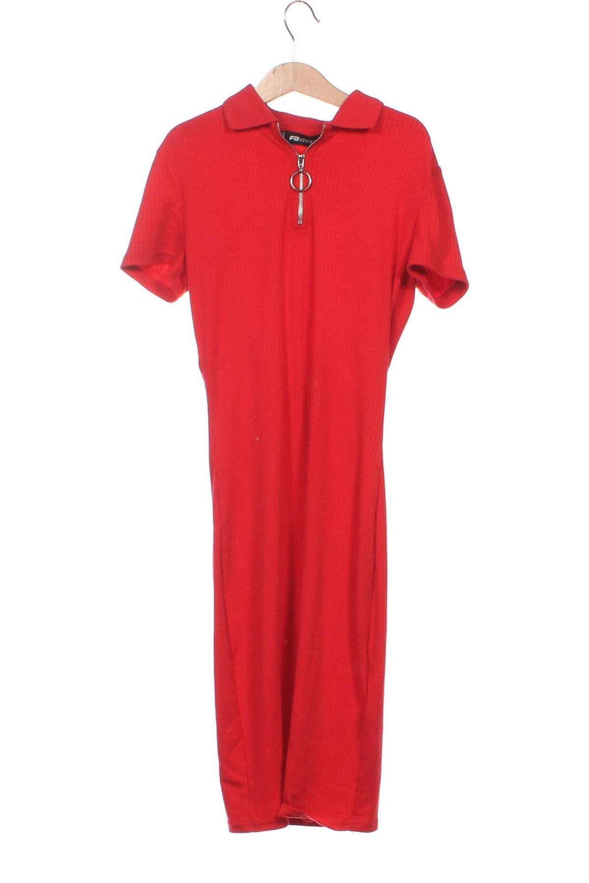 Kleid Fb Sister, Größe XXS, Farbe Rot, Preis 5,93 €