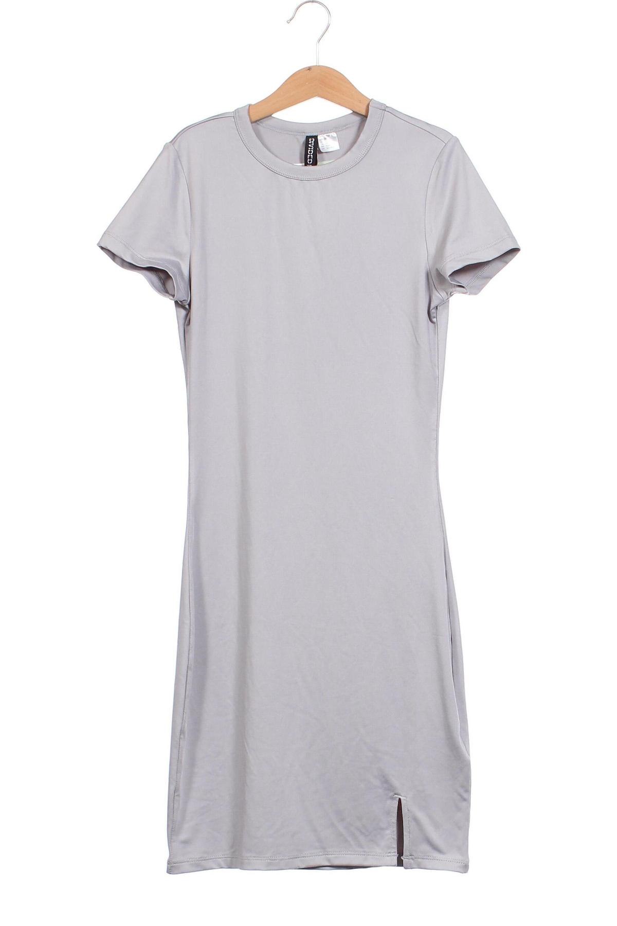 Kleid H&M Divided, Größe XS, Farbe Grau, Preis 12,96 €