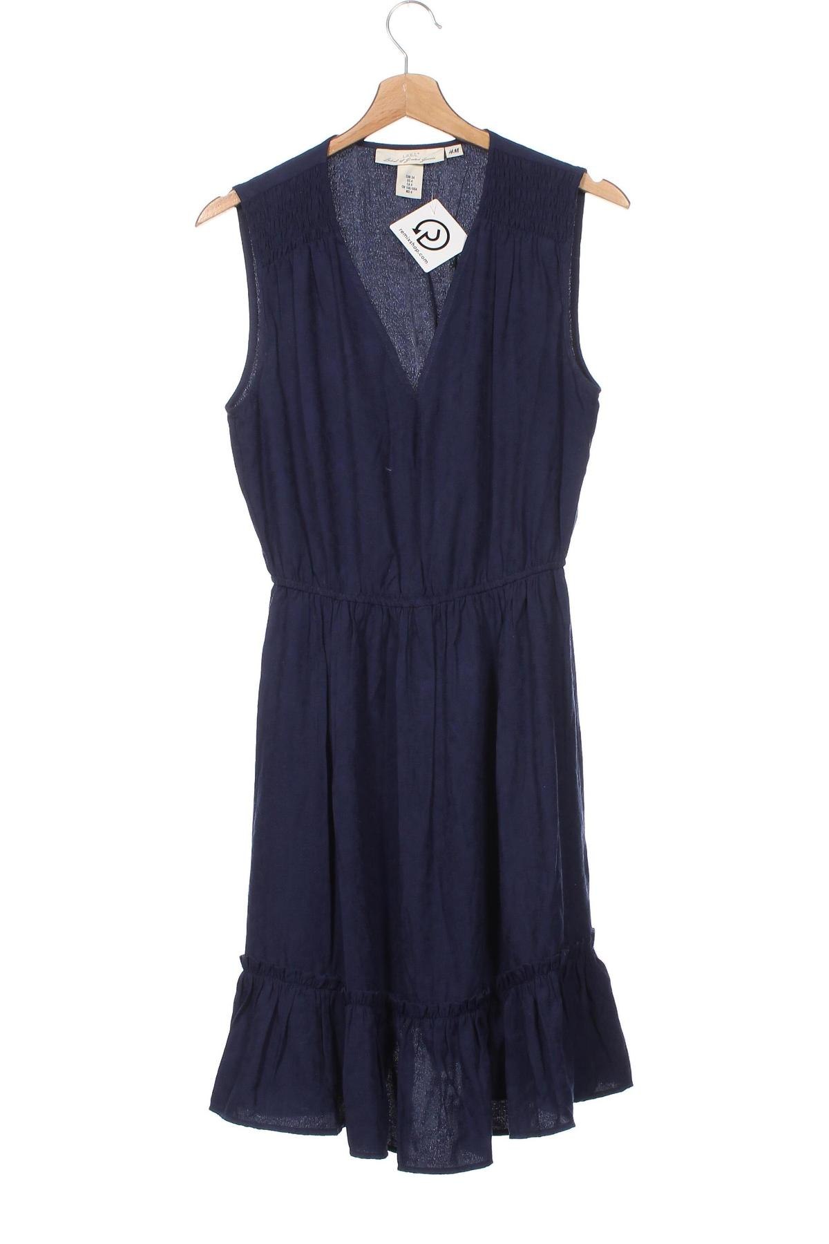 Kleid H&M L.O.G.G., Größe XS, Farbe Blau, Preis € 7,20
