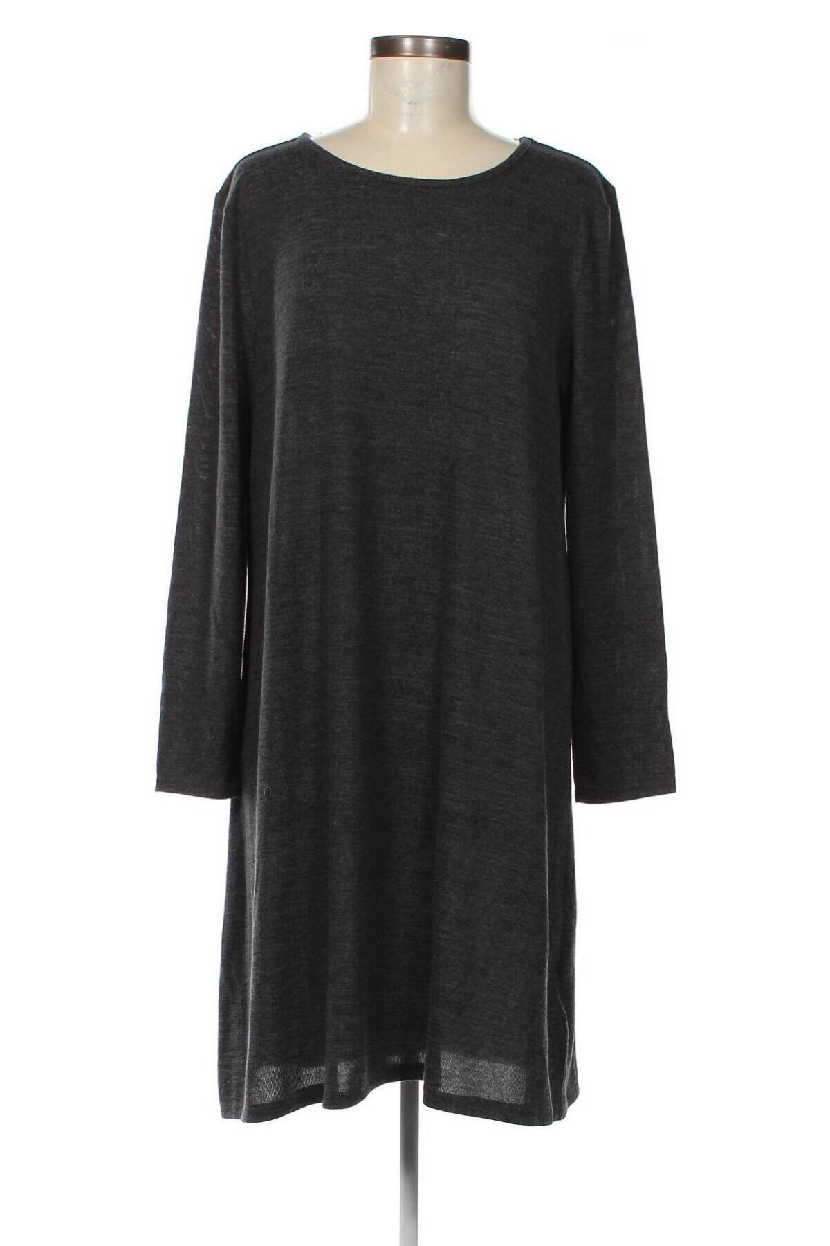 Kleid Jean Pascale, Größe L, Farbe Grau, Preis € 6,66