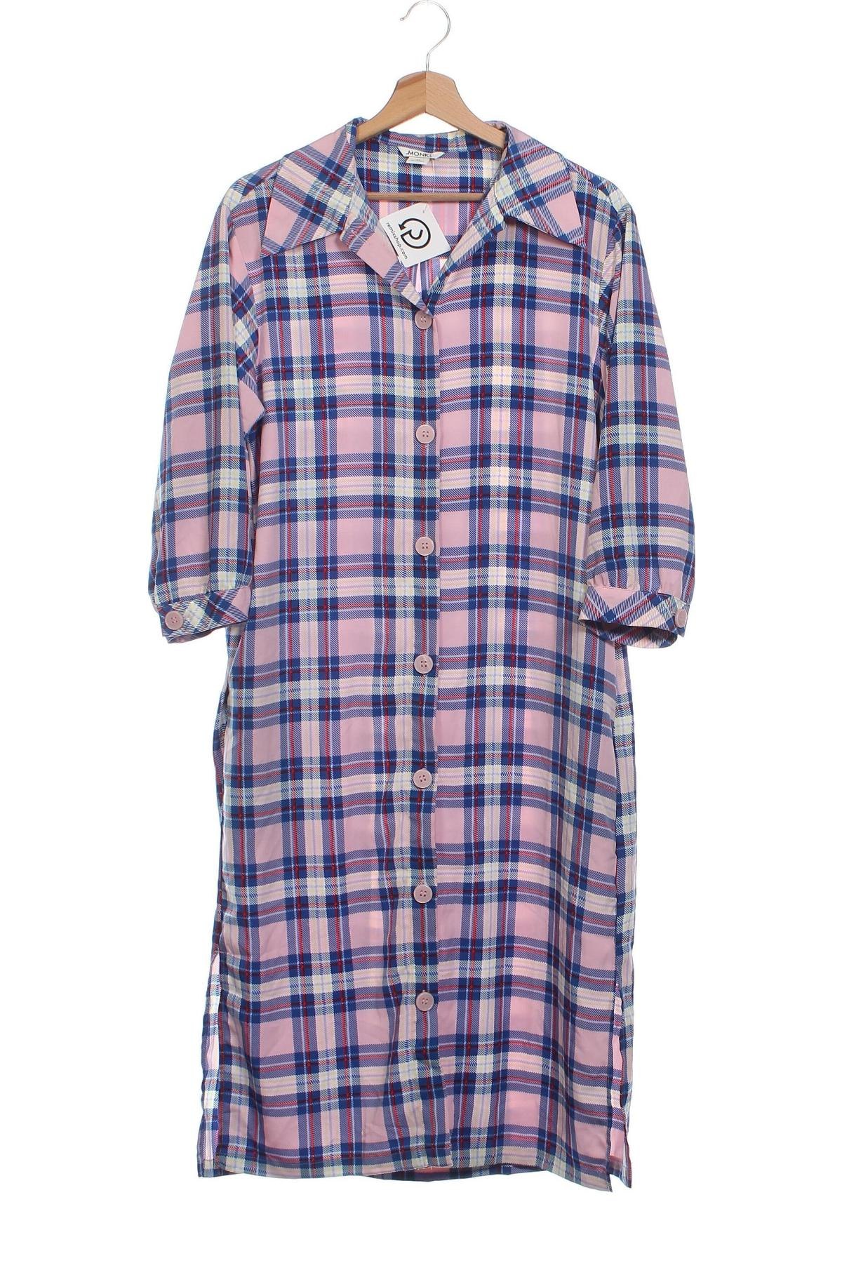 Kleid Monki, Größe XS, Farbe Mehrfarbig, Preis 5,52 €