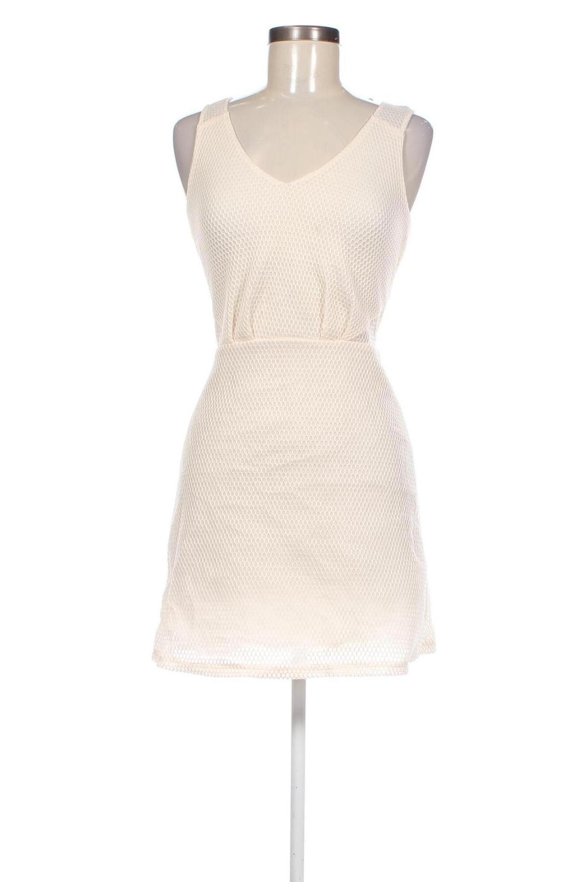 Φόρεμα Naf Naf, Μέγεθος XS, Χρώμα Εκρού, Τιμή 5,94 €