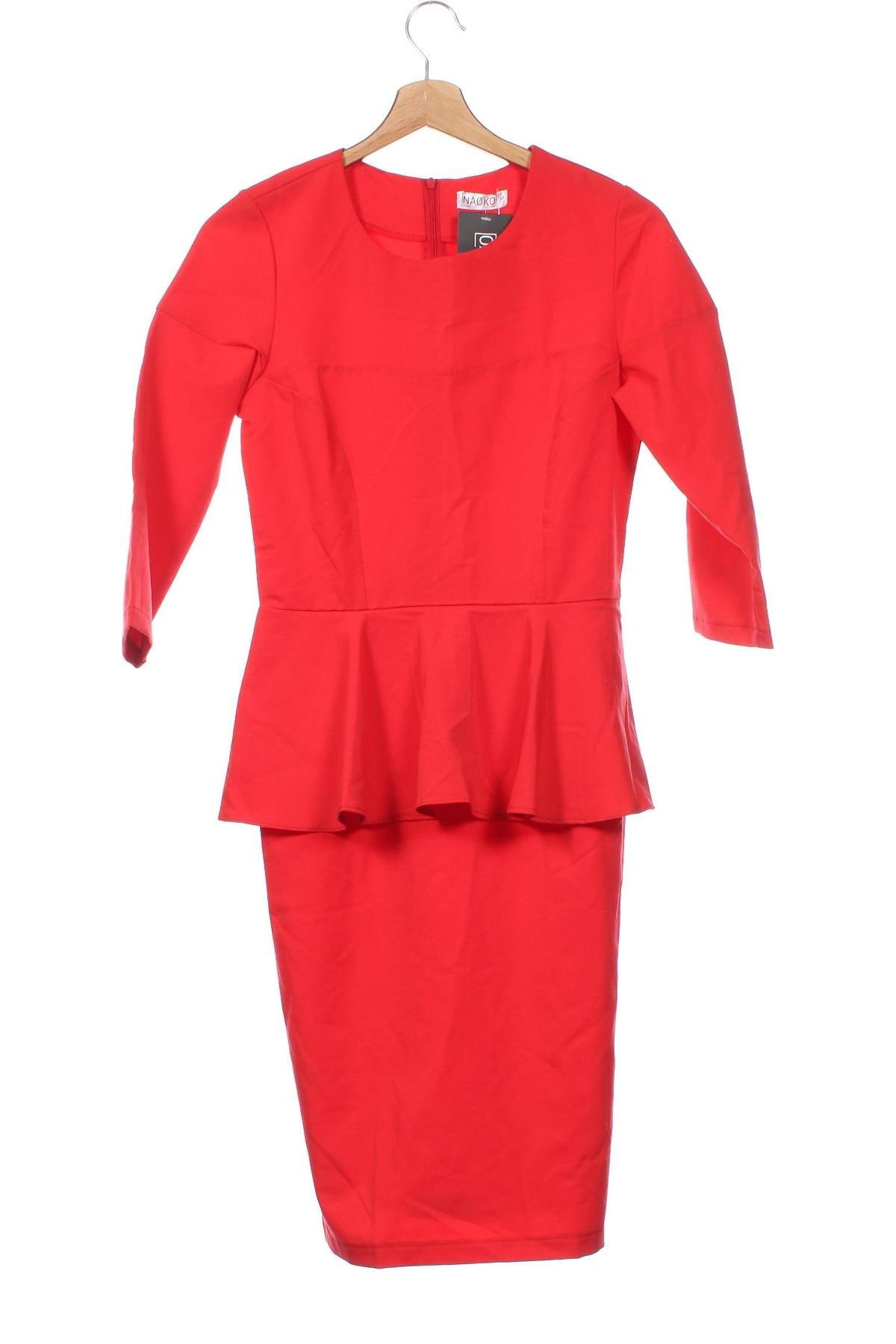 Φόρεμα Naoko, Μέγεθος XS, Χρώμα Κόκκινο, Τιμή 10,35 €