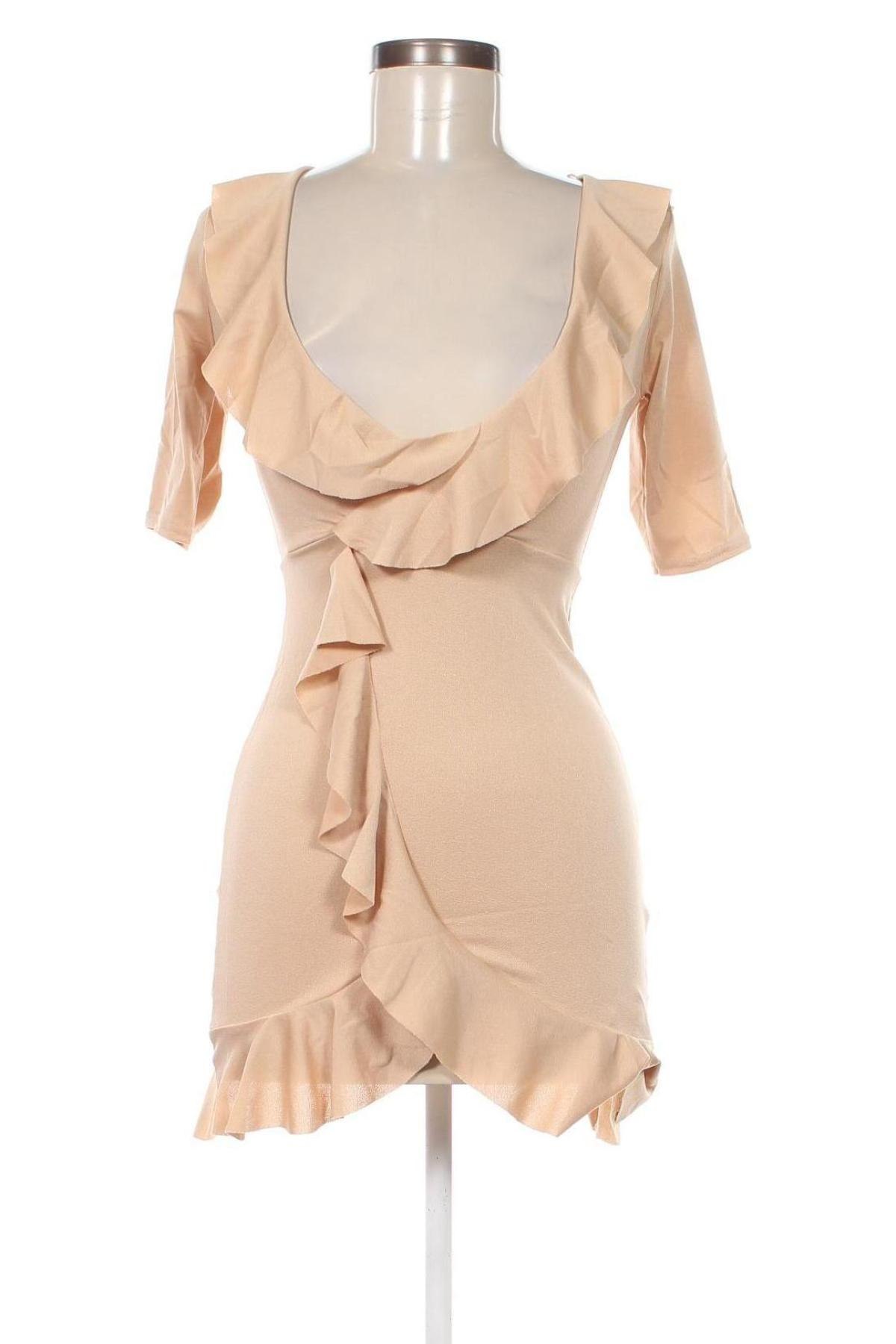Φόρεμα Pretty Little Thing, Μέγεθος XXS, Χρώμα  Μπέζ, Τιμή 4,50 €