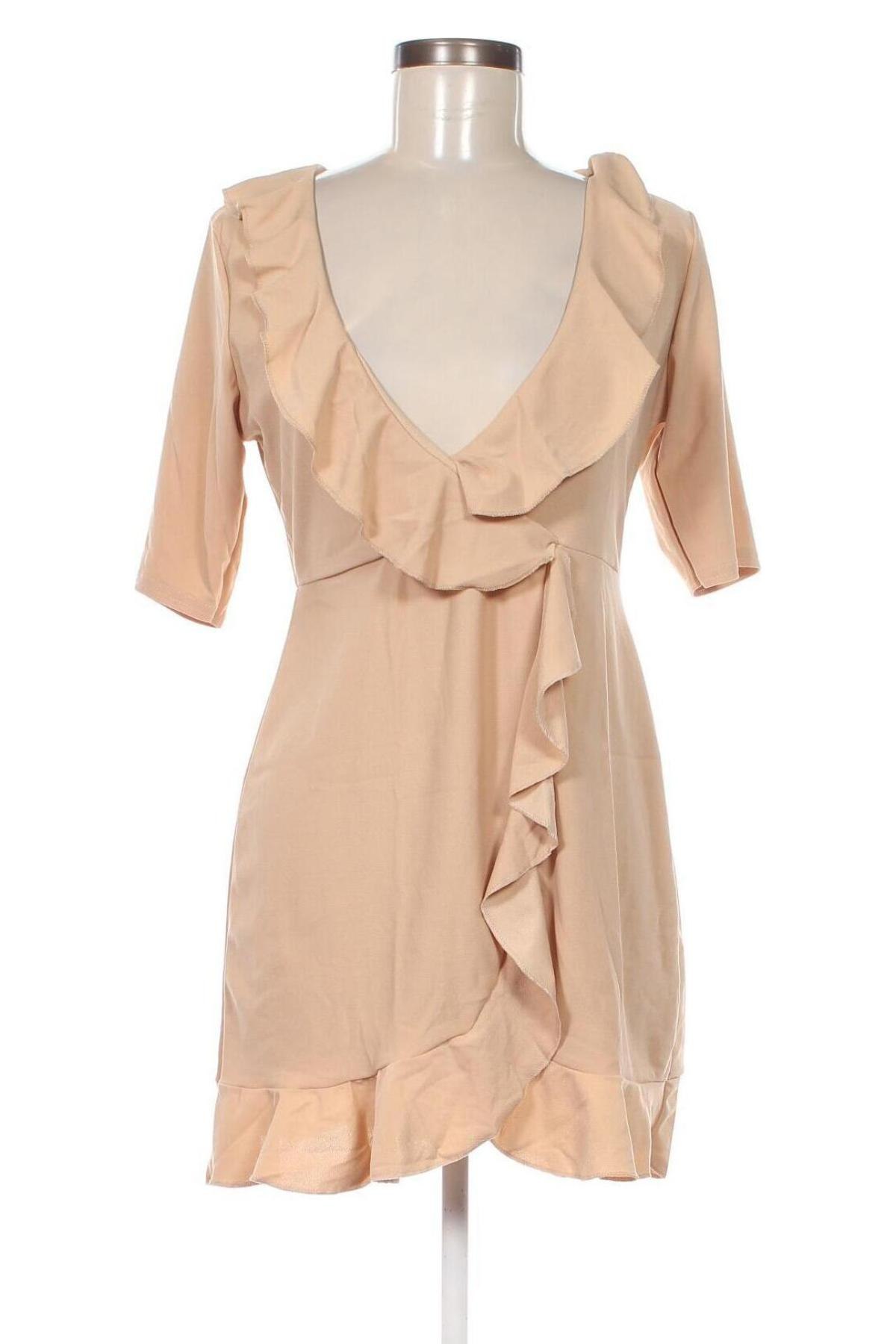 Φόρεμα Pretty Little Thing, Μέγεθος L, Χρώμα  Μπέζ, Τιμή 4,50 €
