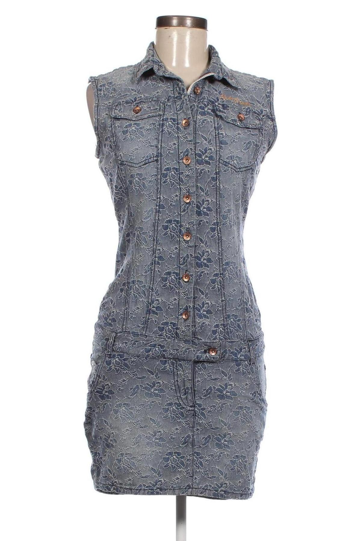 Kleid Retro Jeans, Größe S, Farbe Blau, Preis € 17,93