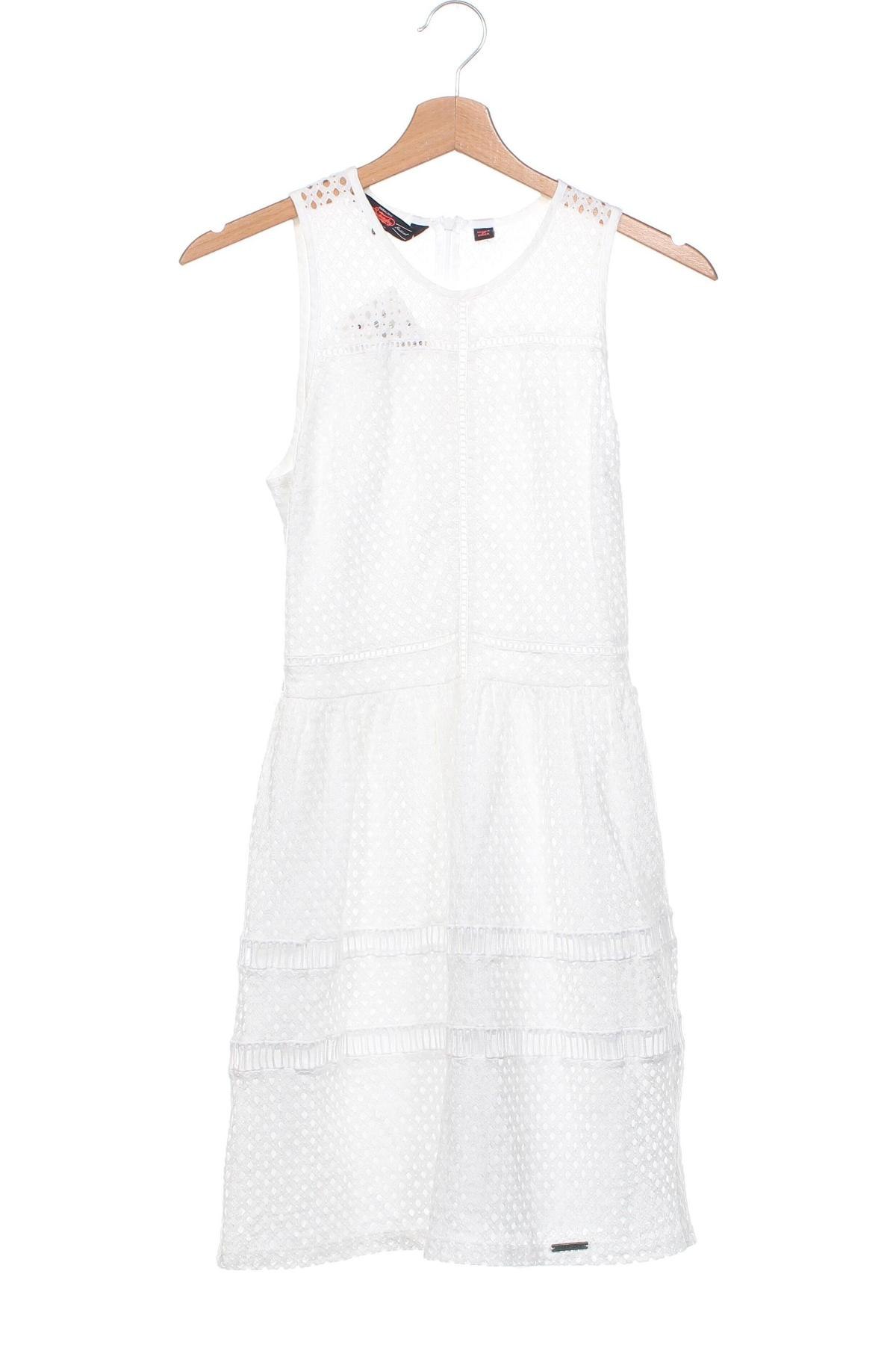 Φόρεμα Superdry, Μέγεθος XS, Χρώμα Λευκό, Τιμή 13,94 €