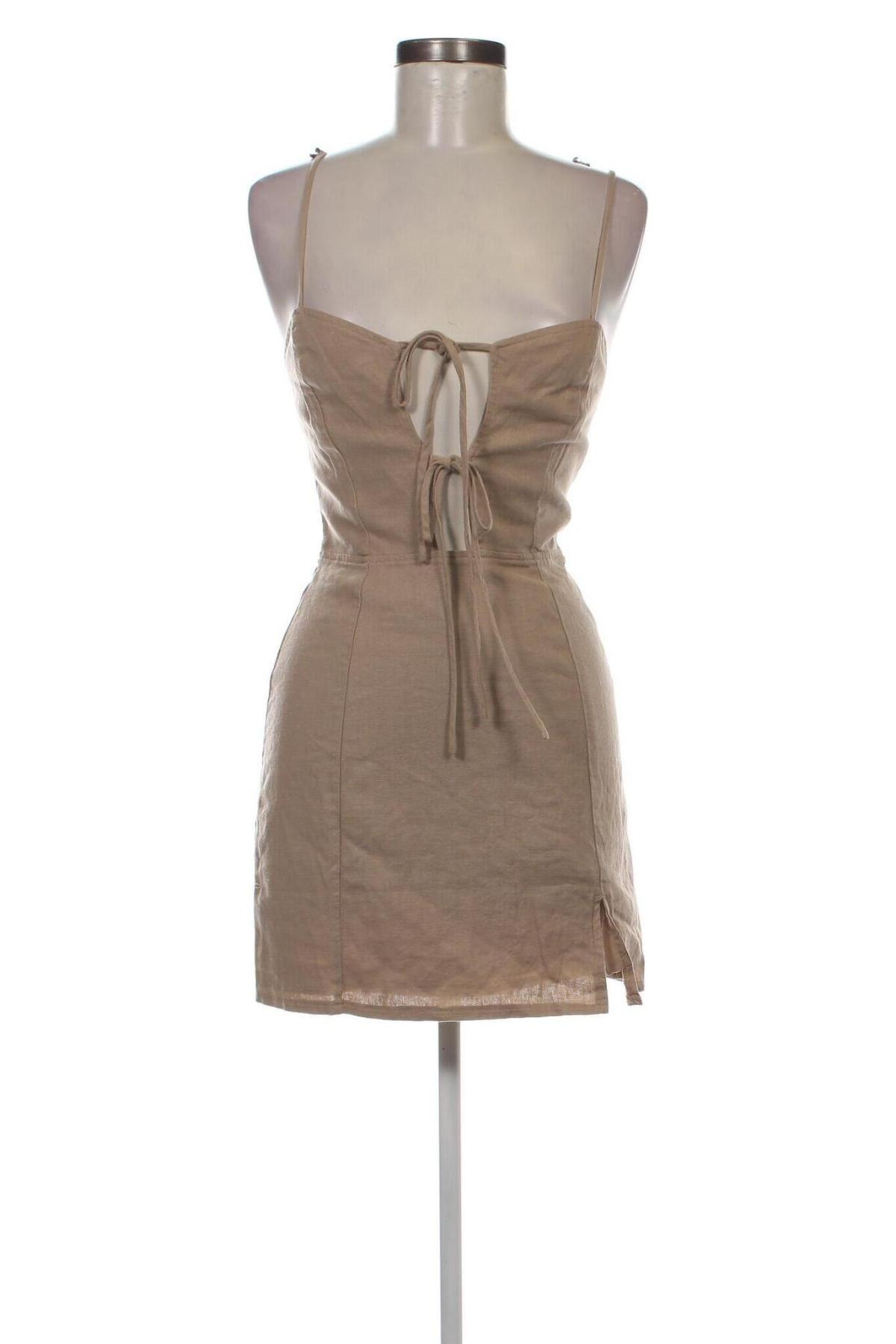 Kleid Tally Weijl, Größe XS, Farbe Beige, Preis € 6,88