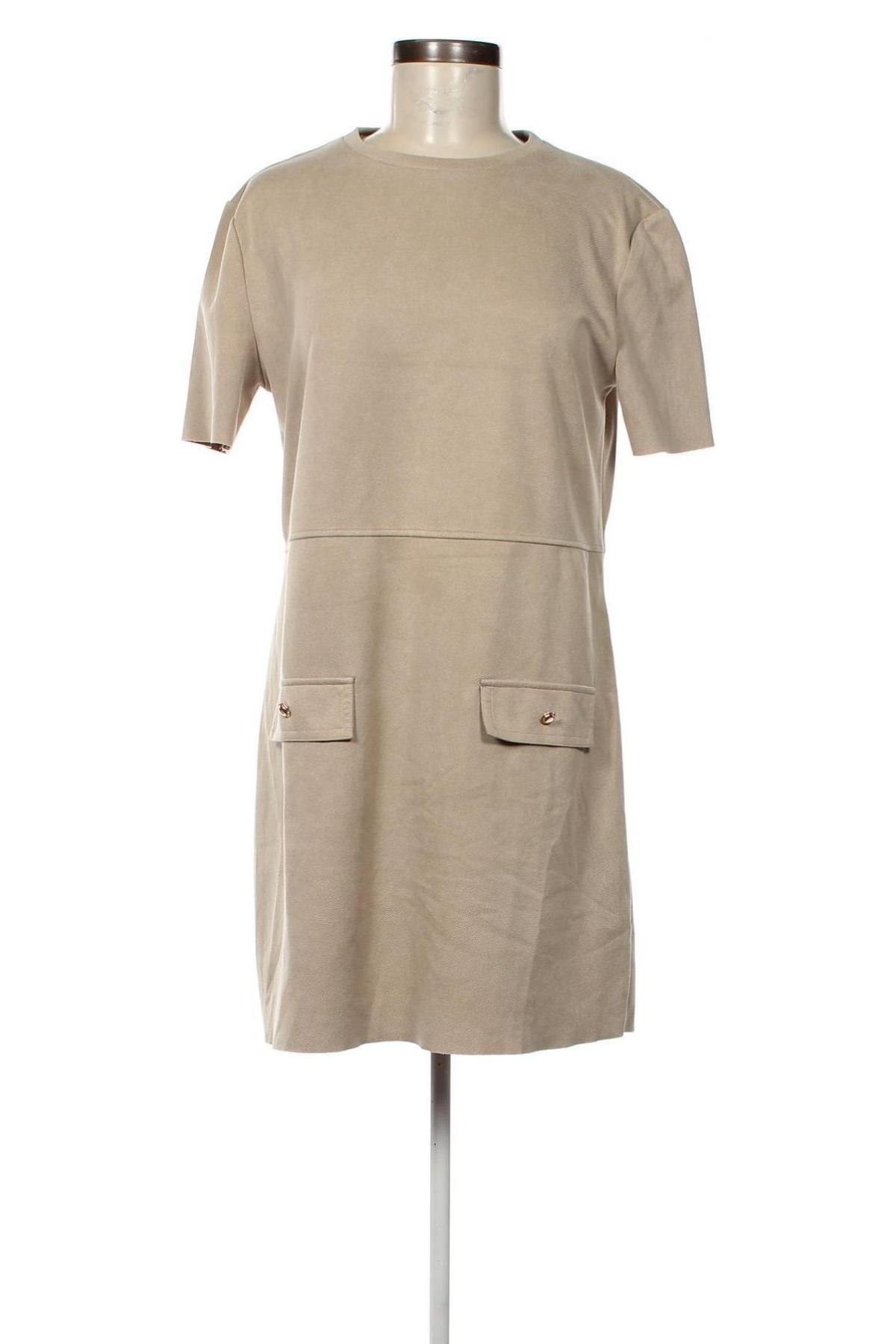 Φόρεμα Zara, Μέγεθος M, Χρώμα  Μπέζ, Τιμή 5,85 €