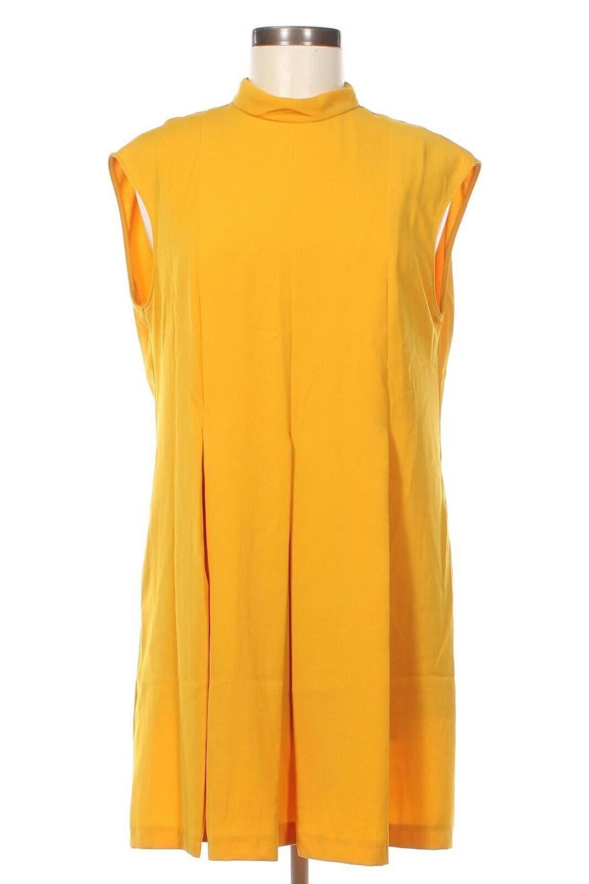 Kleid Zara Trafaluc, Größe L, Farbe Gelb, Preis 16,25 €