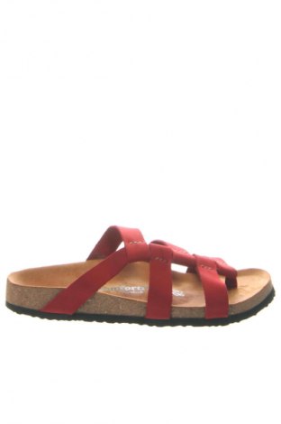 Γυναικείες παντόφλες Comfortfüße, Μέγεθος 41, Χρώμα Κόκκινο, Τιμή 63,43 €