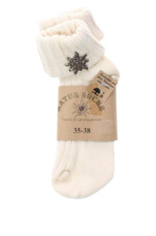 Socken Unbranded, Größe S, Farbe Ecru, Preis 6,00 €