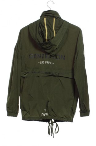 Αδιάβροχο Bershka, Μέγεθος XS, Χρώμα Πράσινο, Τιμή 30,66 €