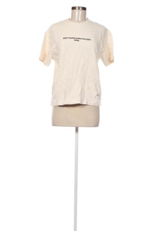 Дамска блуза Bershka, Размер S, Цвят Екрю, Цена 19,99 лв.
