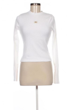 Γυναικεία μπλούζα Calvin Klein Jeans, Μέγεθος S, Χρώμα Λευκό, Τιμή 35,99 €